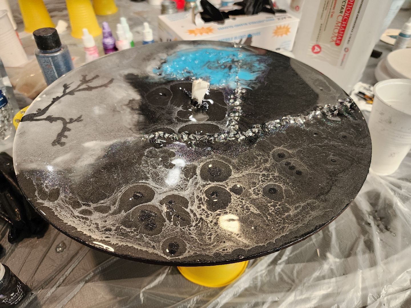 Черноголовка, Мастер-класс, Эпоксидная смола,