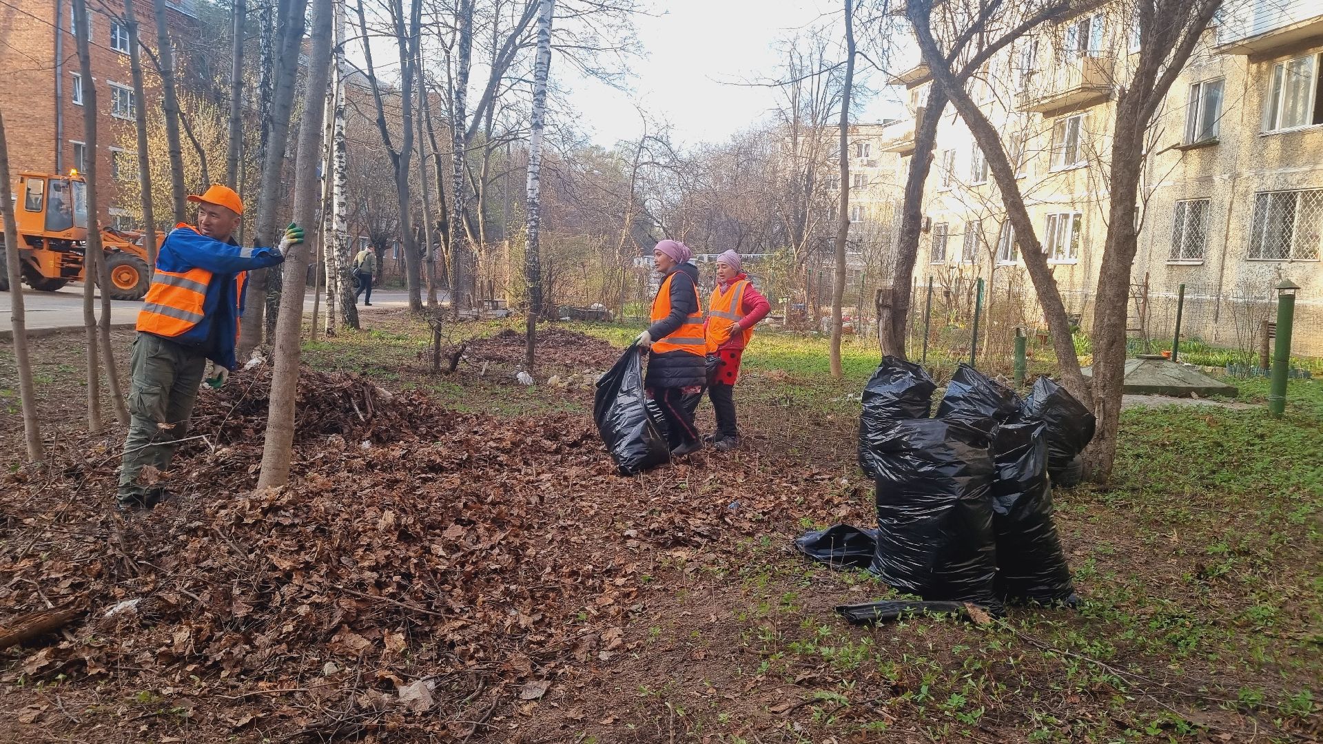 Подмосковье, Ивантеевка, субботник