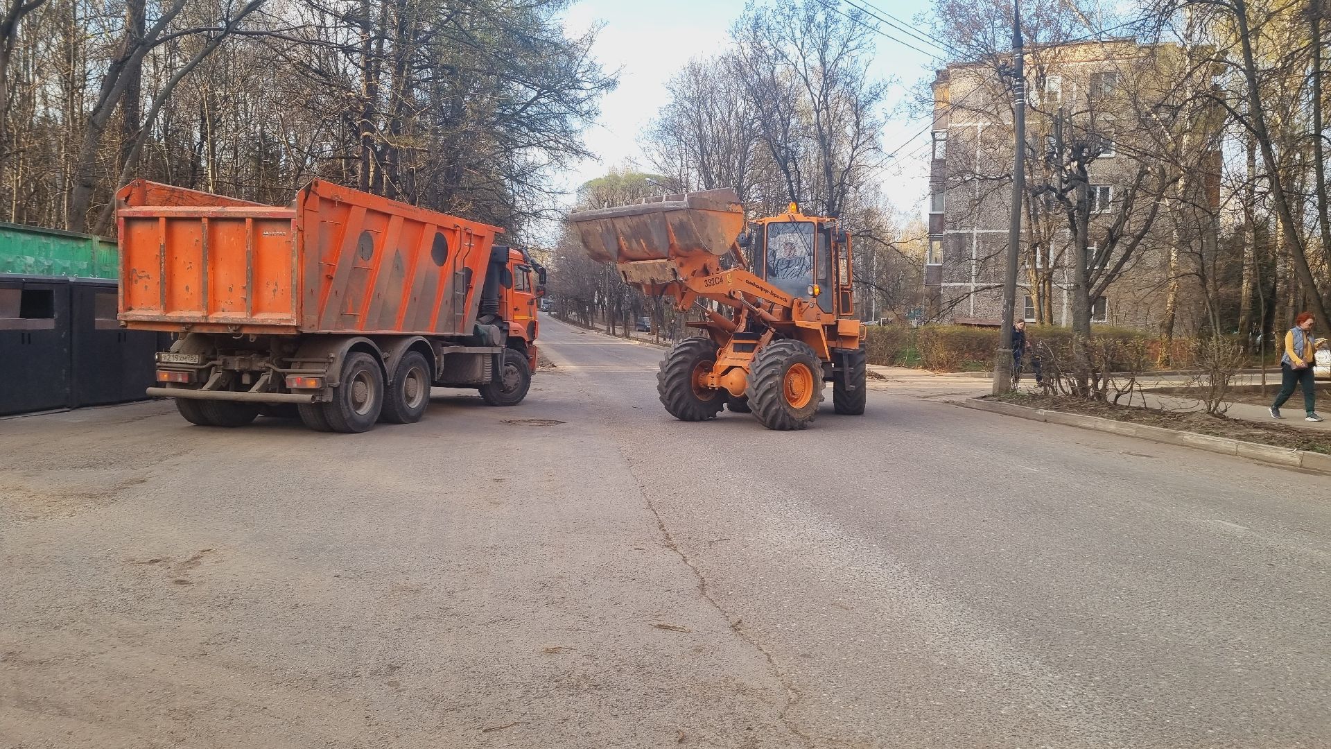 Подмосковье, Ивантеевка, субботник