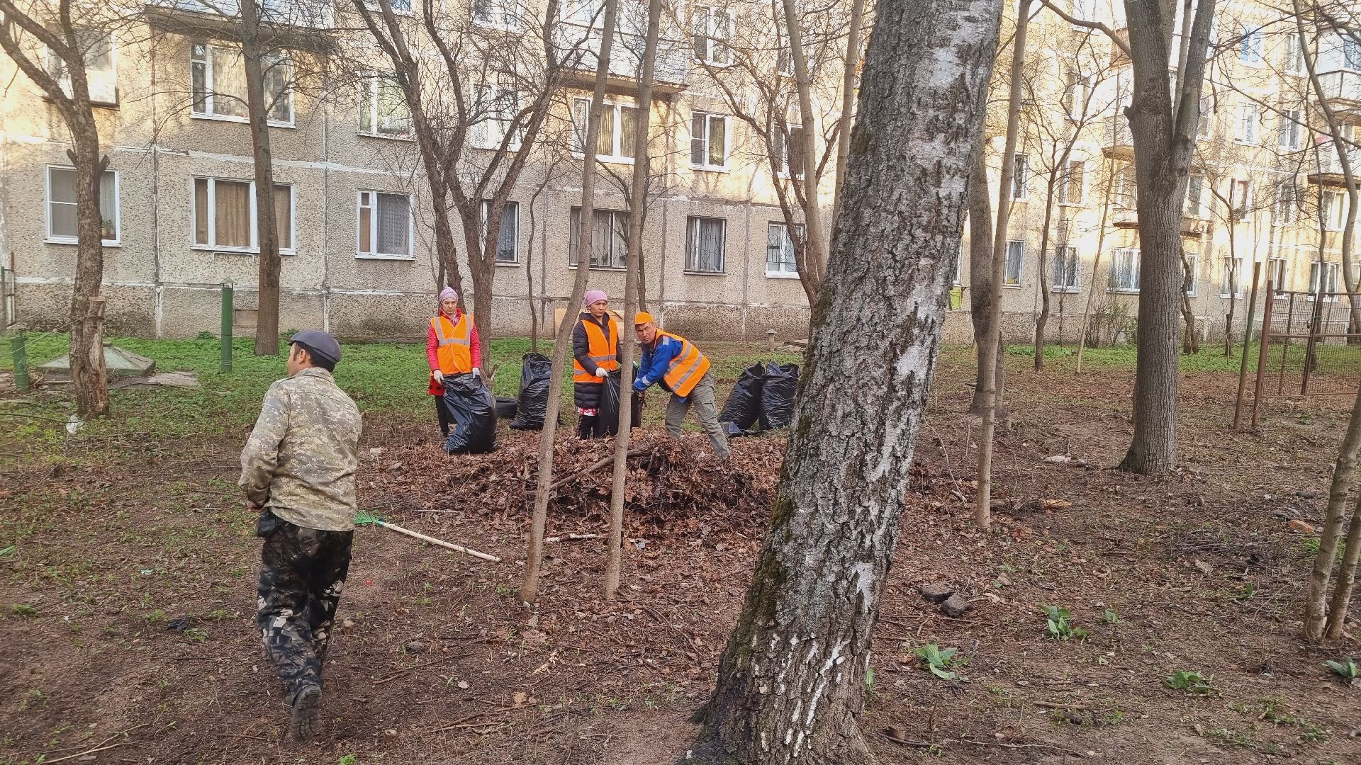 Подмосковье, Ивантеевка, субботник