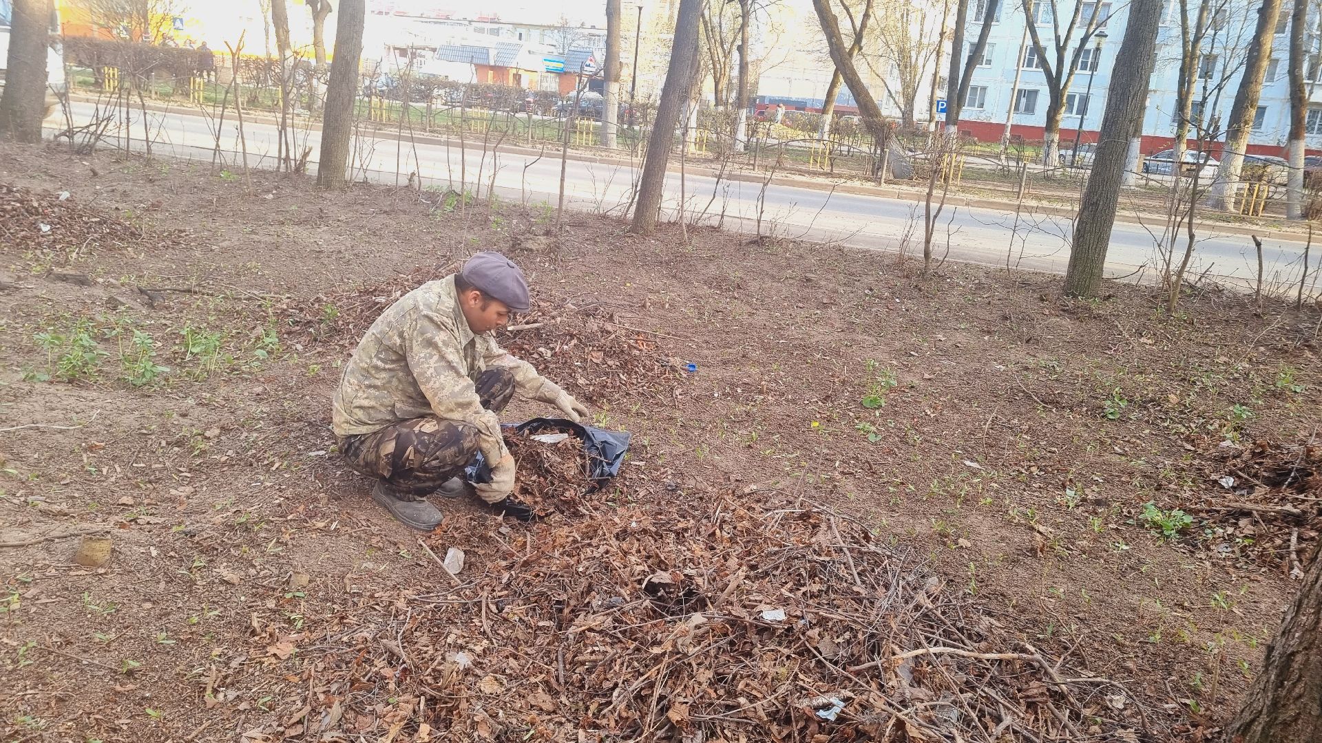 Подмосковье, Ивантеевка, субботник