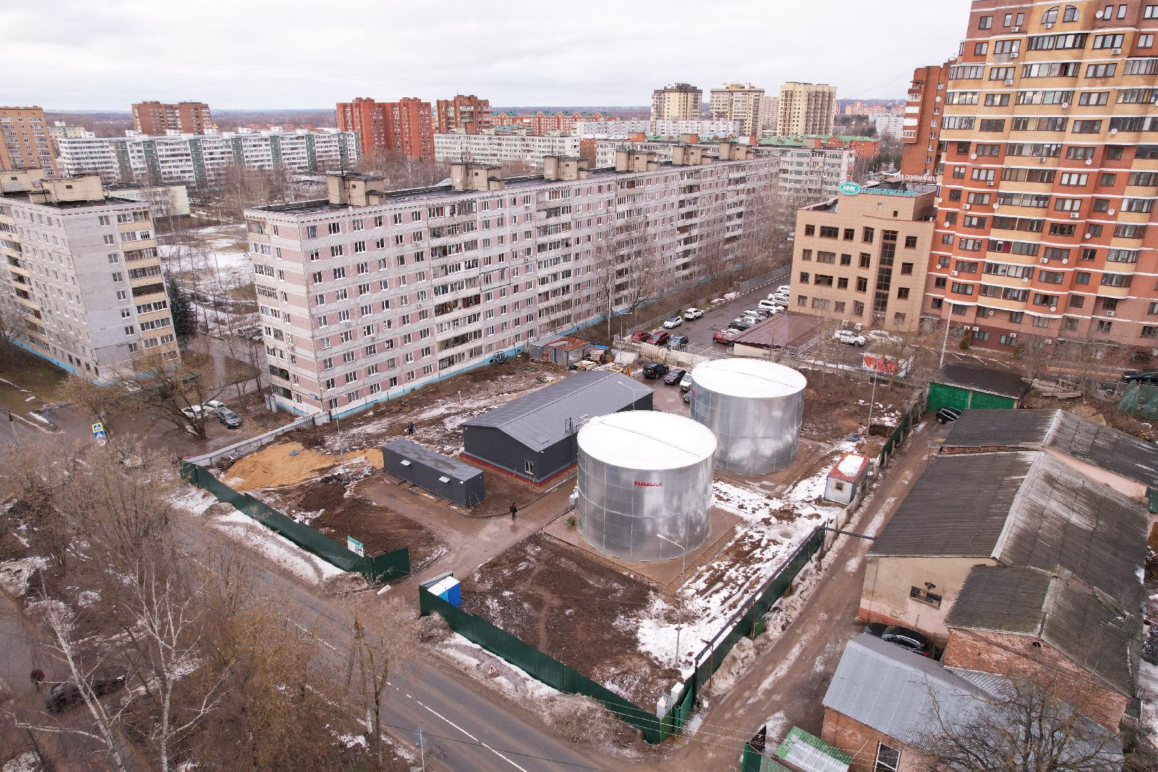 видео с коптера, экология, взу дмитров,