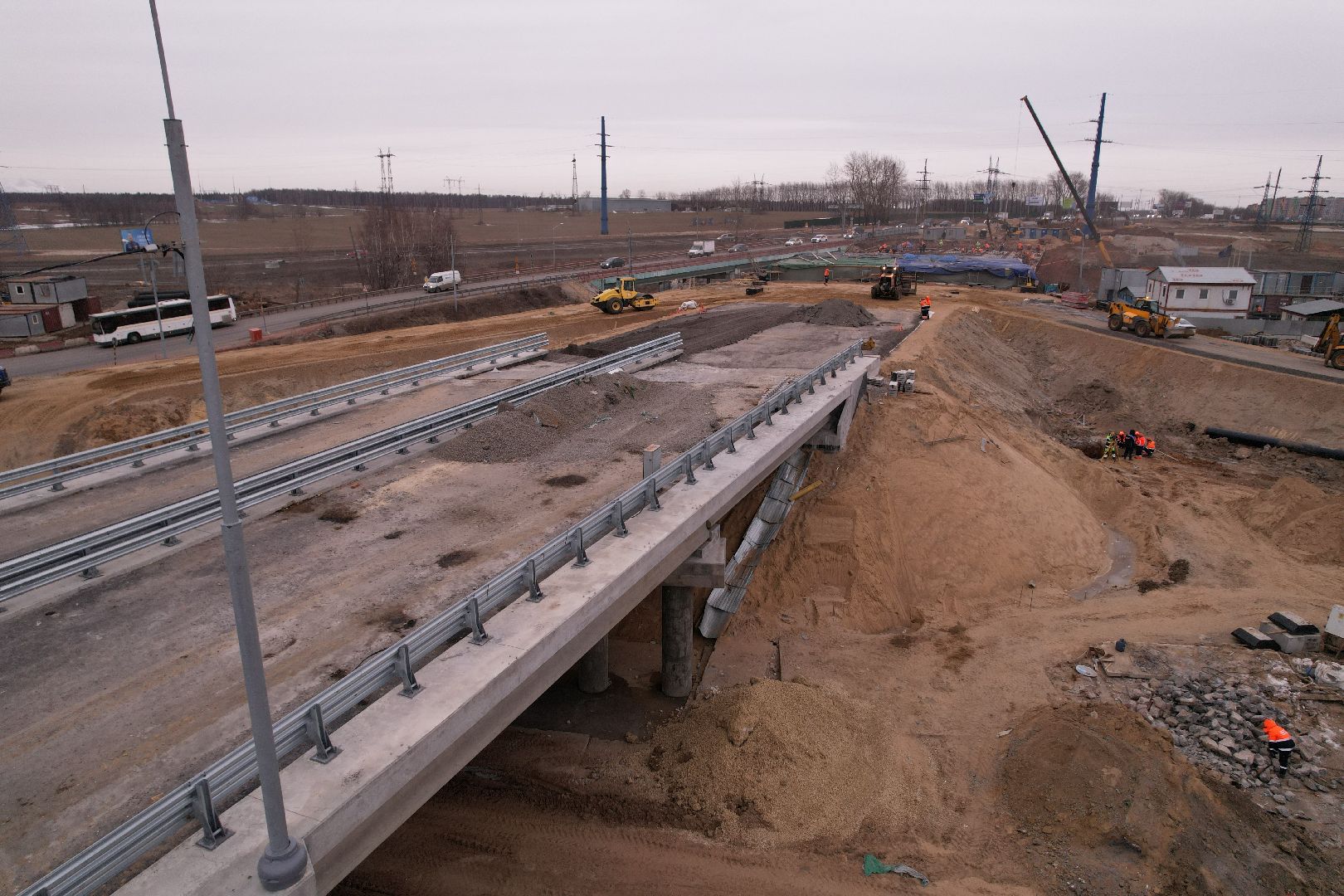 видео с коптера, дороги, ленинский го, путепровод, каширское шоссе,