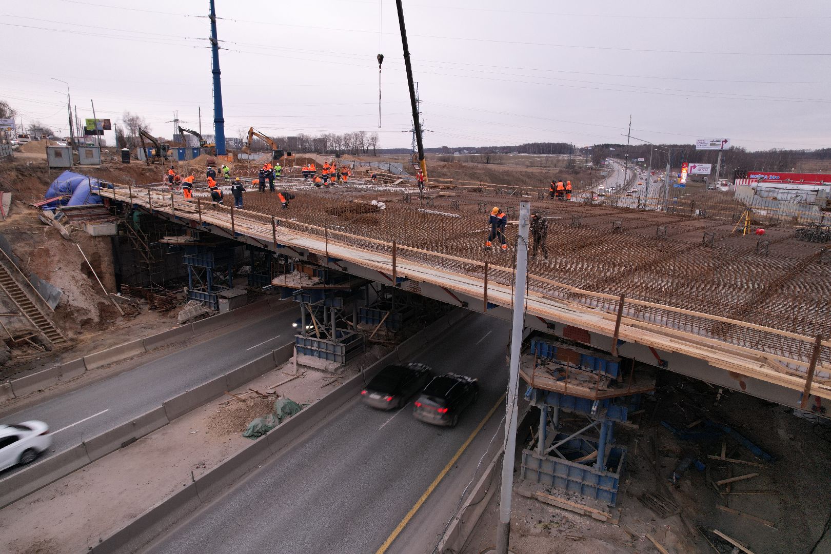 видео с коптера, дороги, ленинский го, путепровод, каширское шоссе,