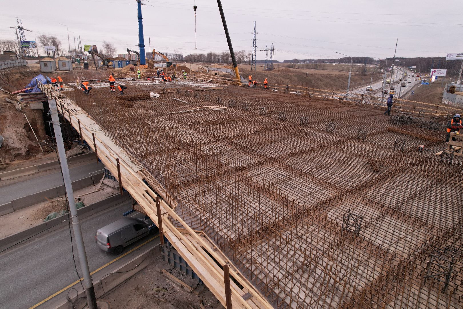 видео с коптера, дороги, ленинский го, путепровод, каширское шоссе,