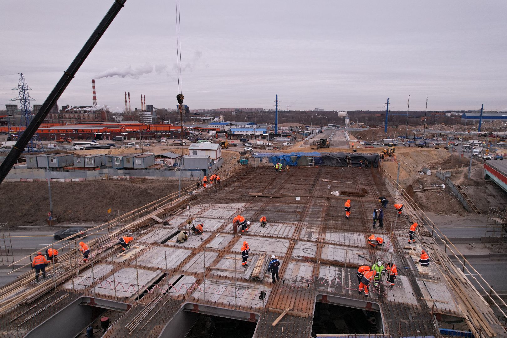видео с коптера, дороги, ленинский го, путепровод, каширское шоссе,