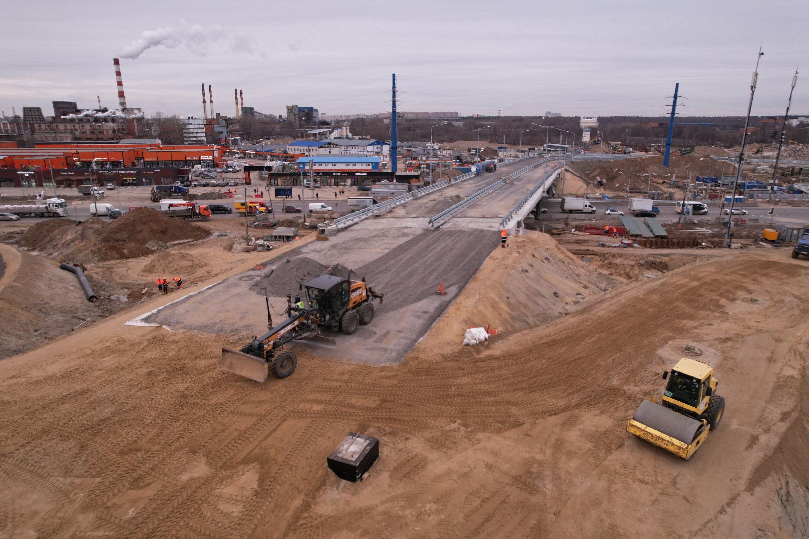 видео с коптера, дороги, ленинский го, путепровод, каширское шоссе,