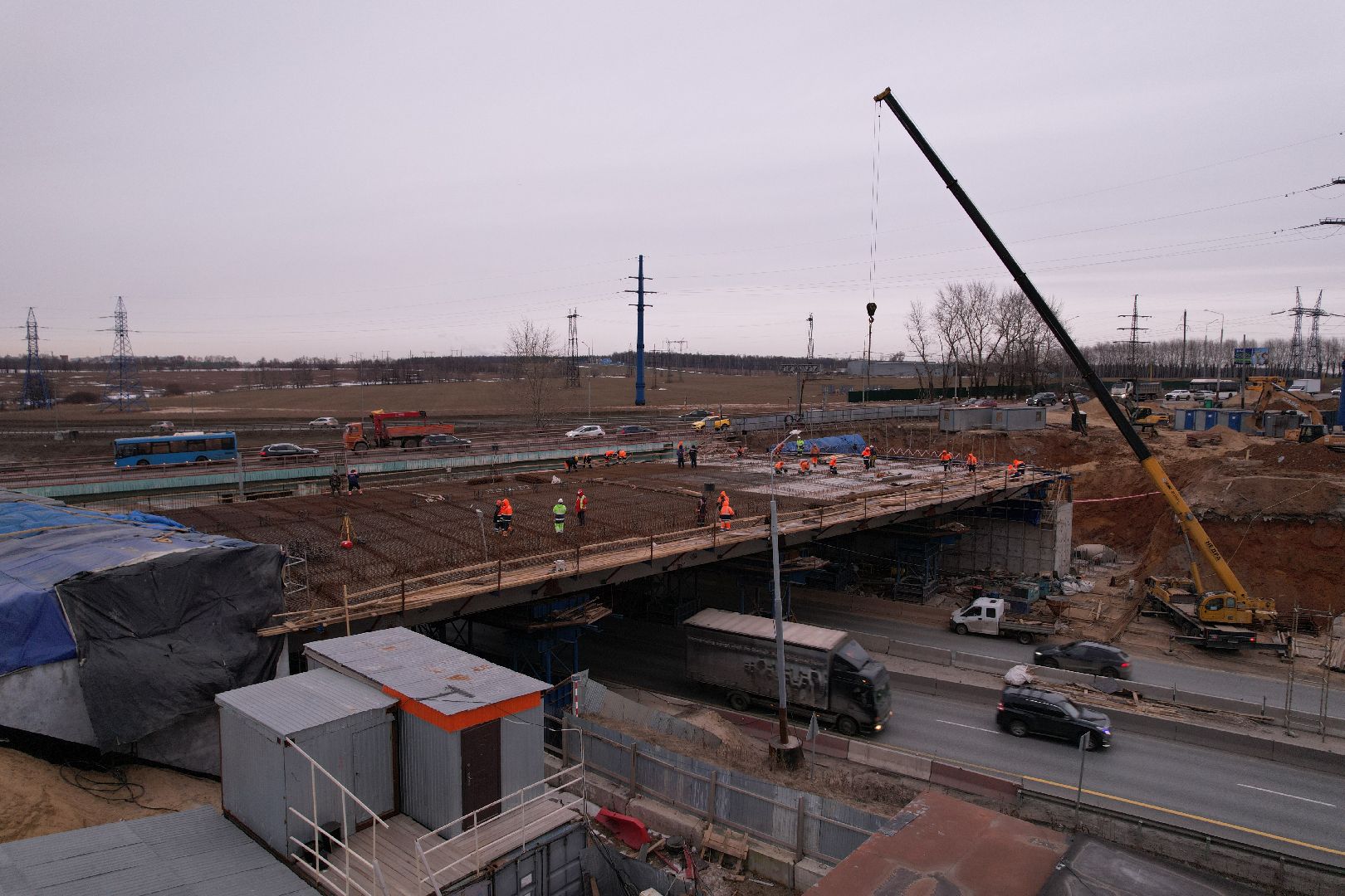 видео с коптера, дороги, ленинский го, путепровод, каширское шоссе,