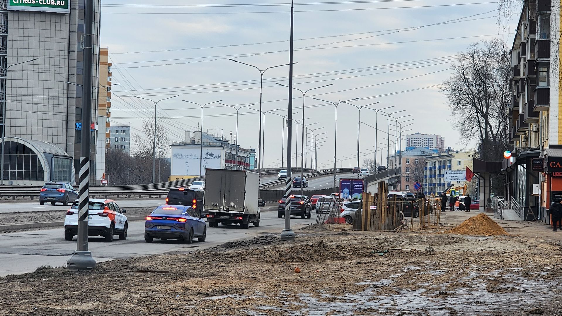 Люберцы, реконструкция Октябрьского проспекта, пешеходные переходы, строительство,