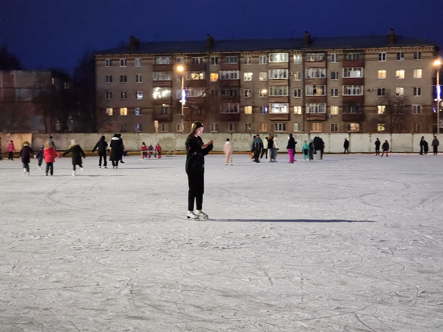 дискотека на льду, день студента, студенты,