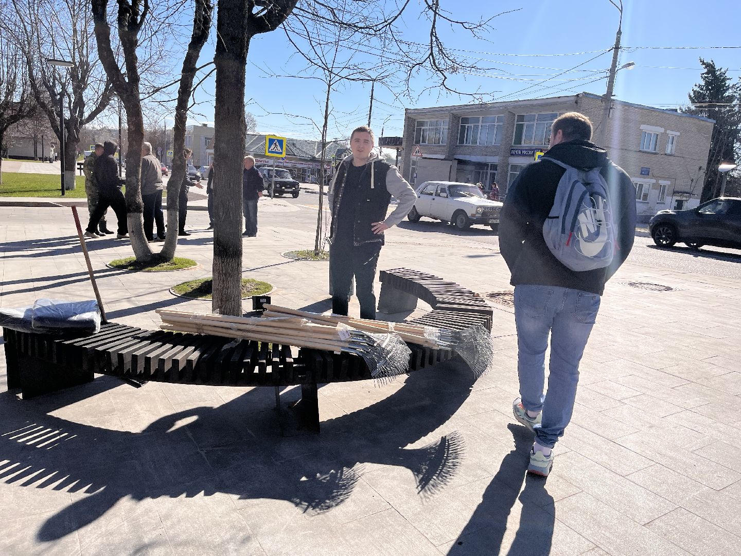 Шаховская, субботник, труд