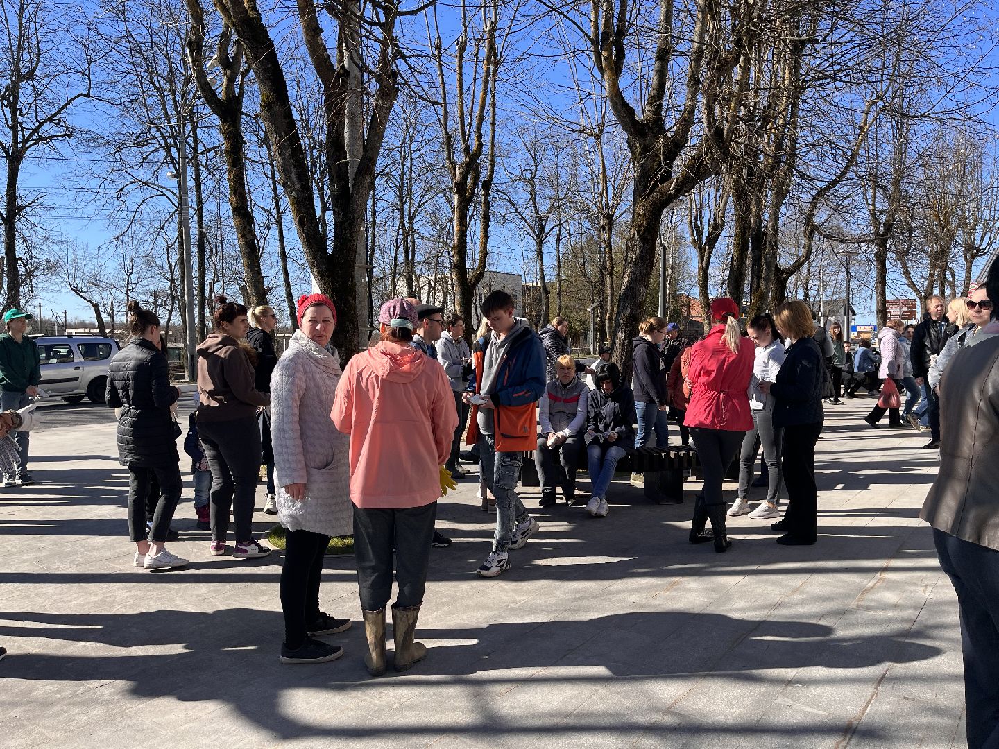 Шаховская, субботник, труд