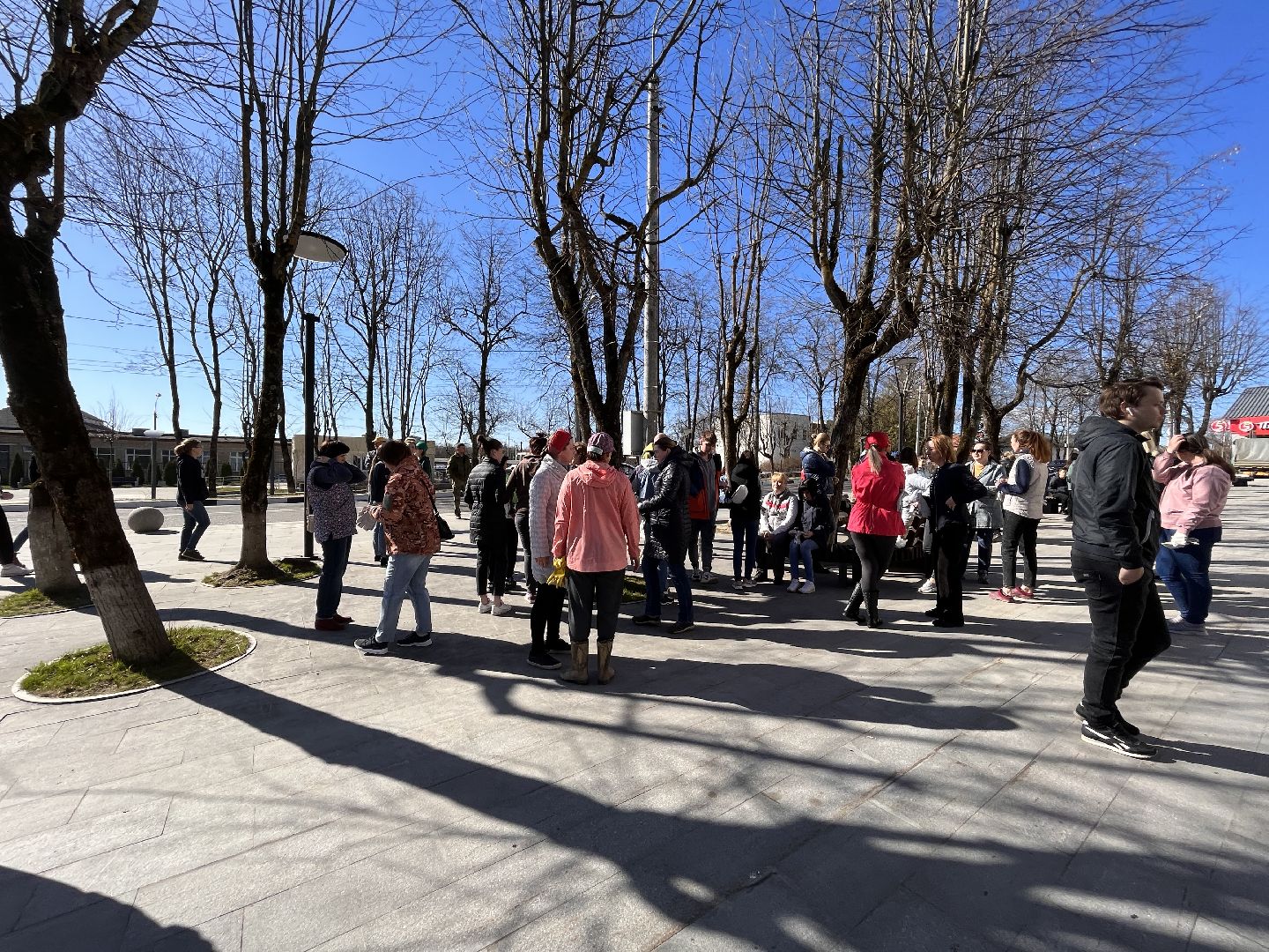 Шаховская, субботник, труд