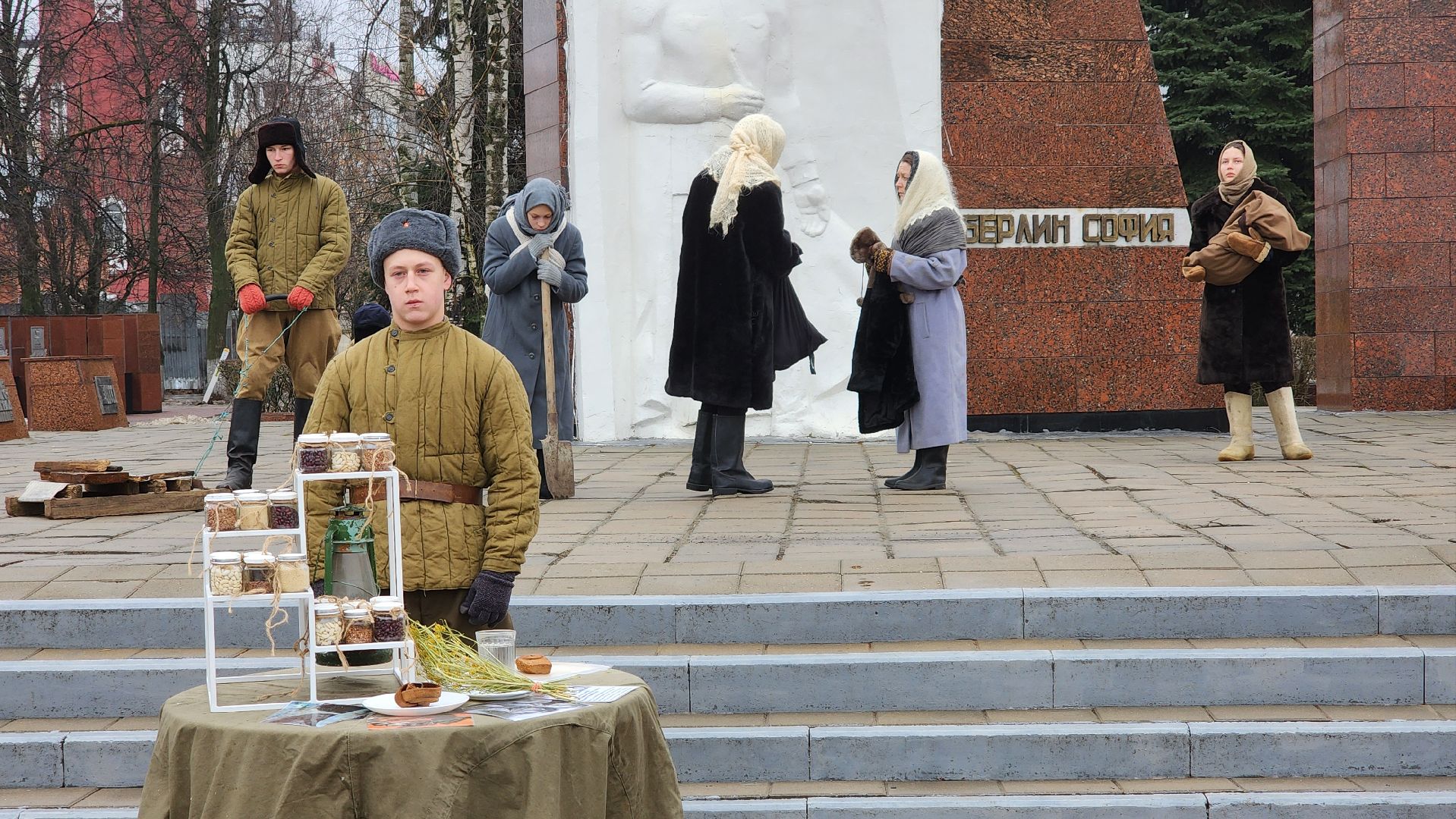 патриотическая акция, снятие блокады Ленинграда, площадь Победы, Ногинск, Богородский городской округ,
