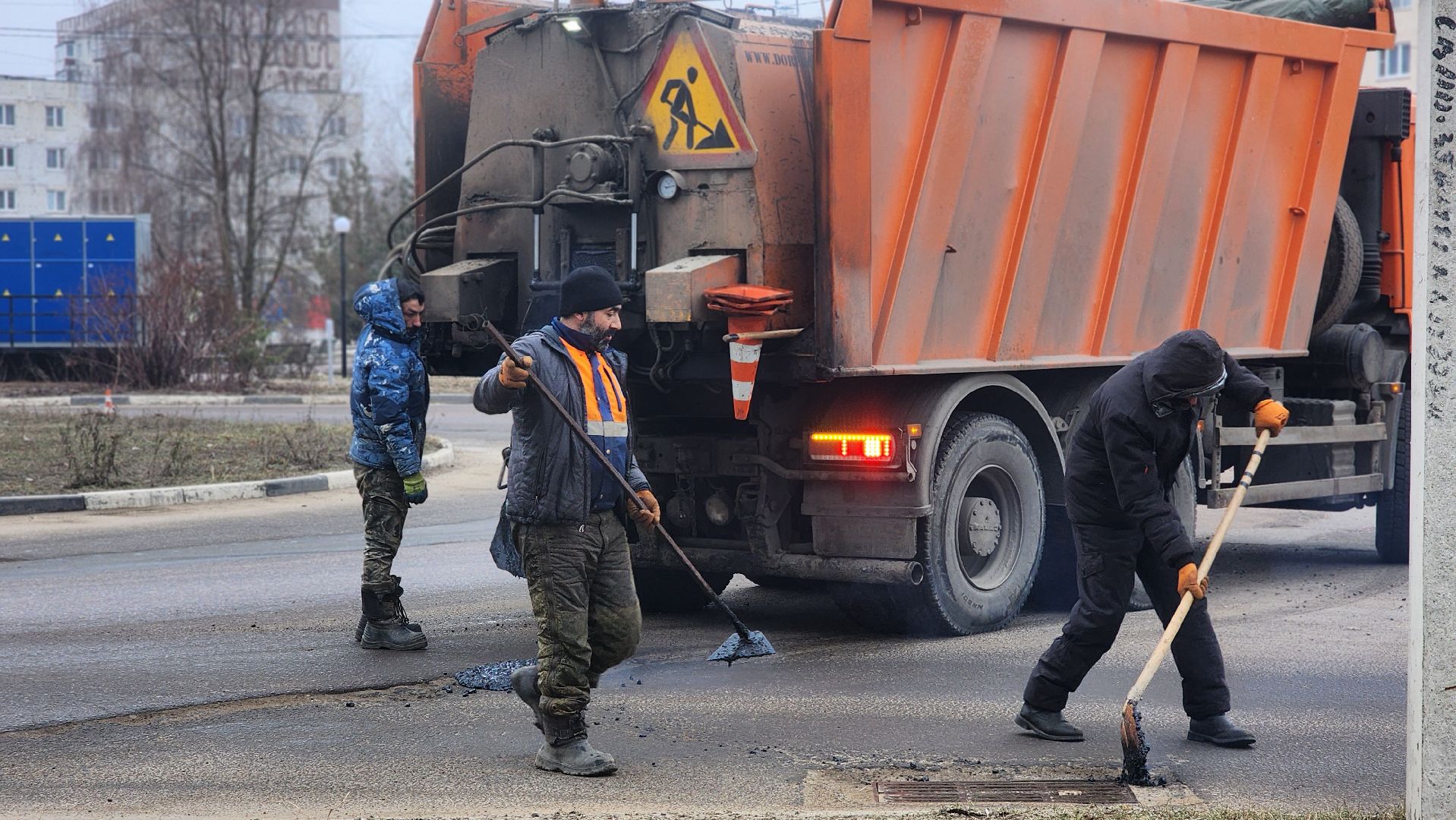 дороги, ямы, ямочный ремонт, Лосино-Петровский,
