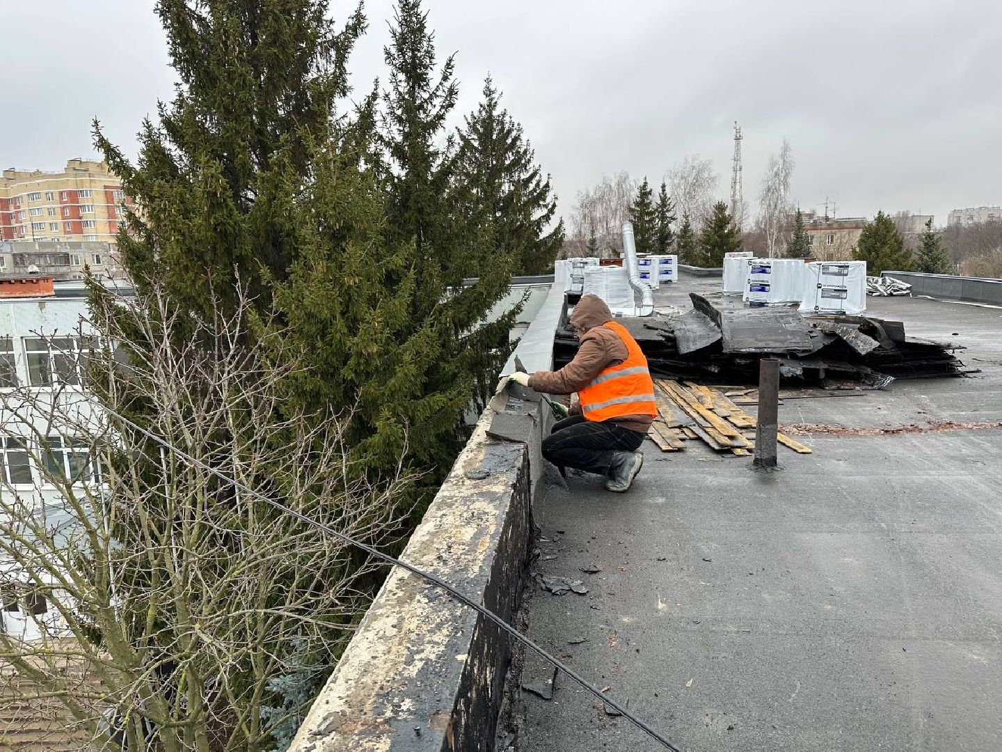 вертикалка, ремонт школы, ремонт крыш,