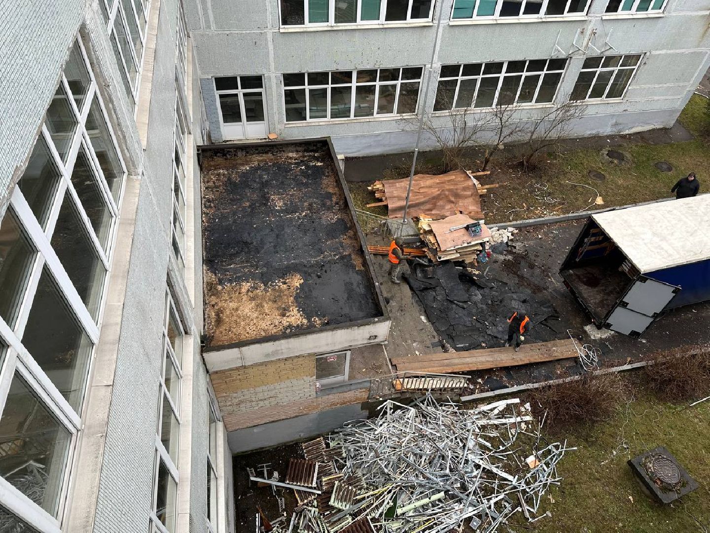 вертикалка, ремонт школы, ремонт крыш,