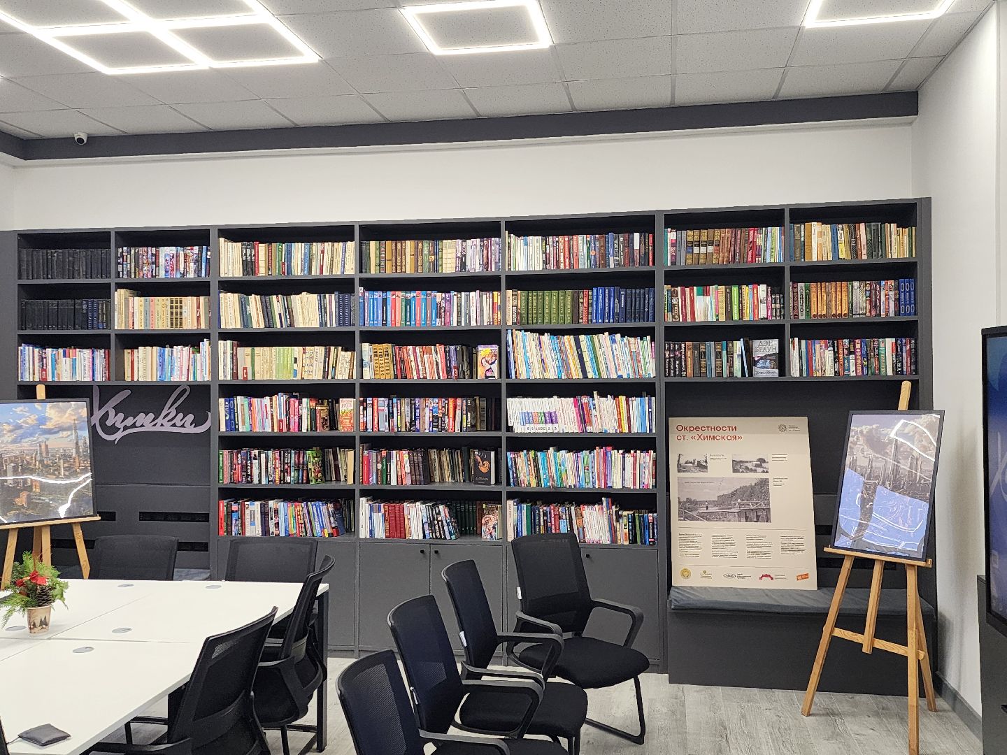 химки, библиотека, чтение, книги, ремонт, вертикалка