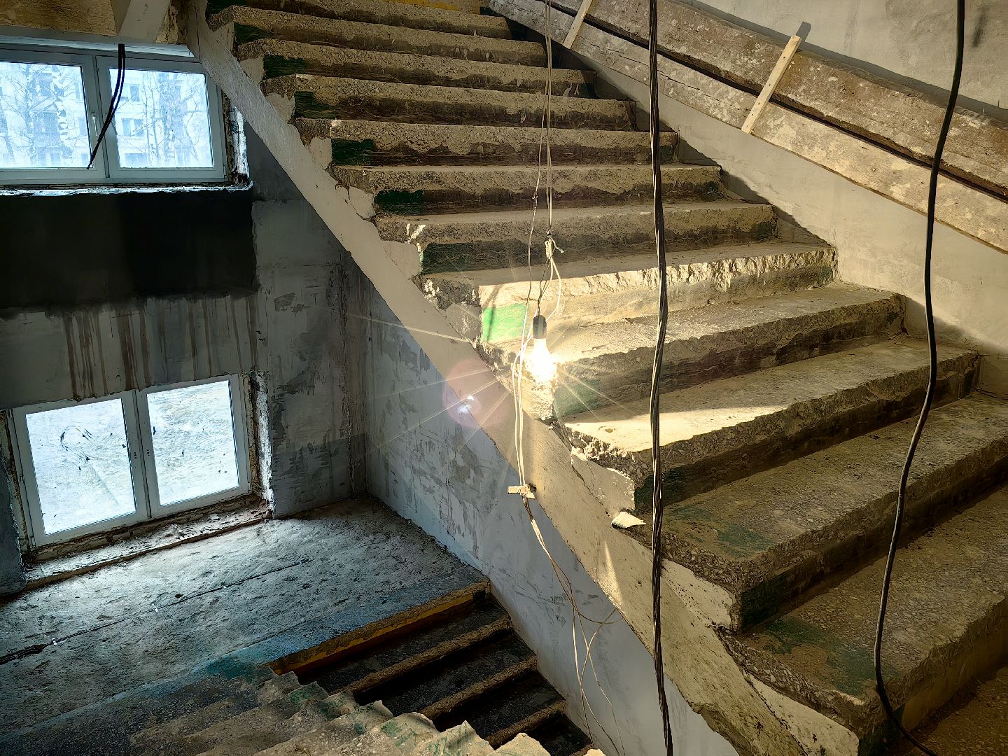 ремонт, лицей, стяжка пола, фасад, здание, вертикалки,