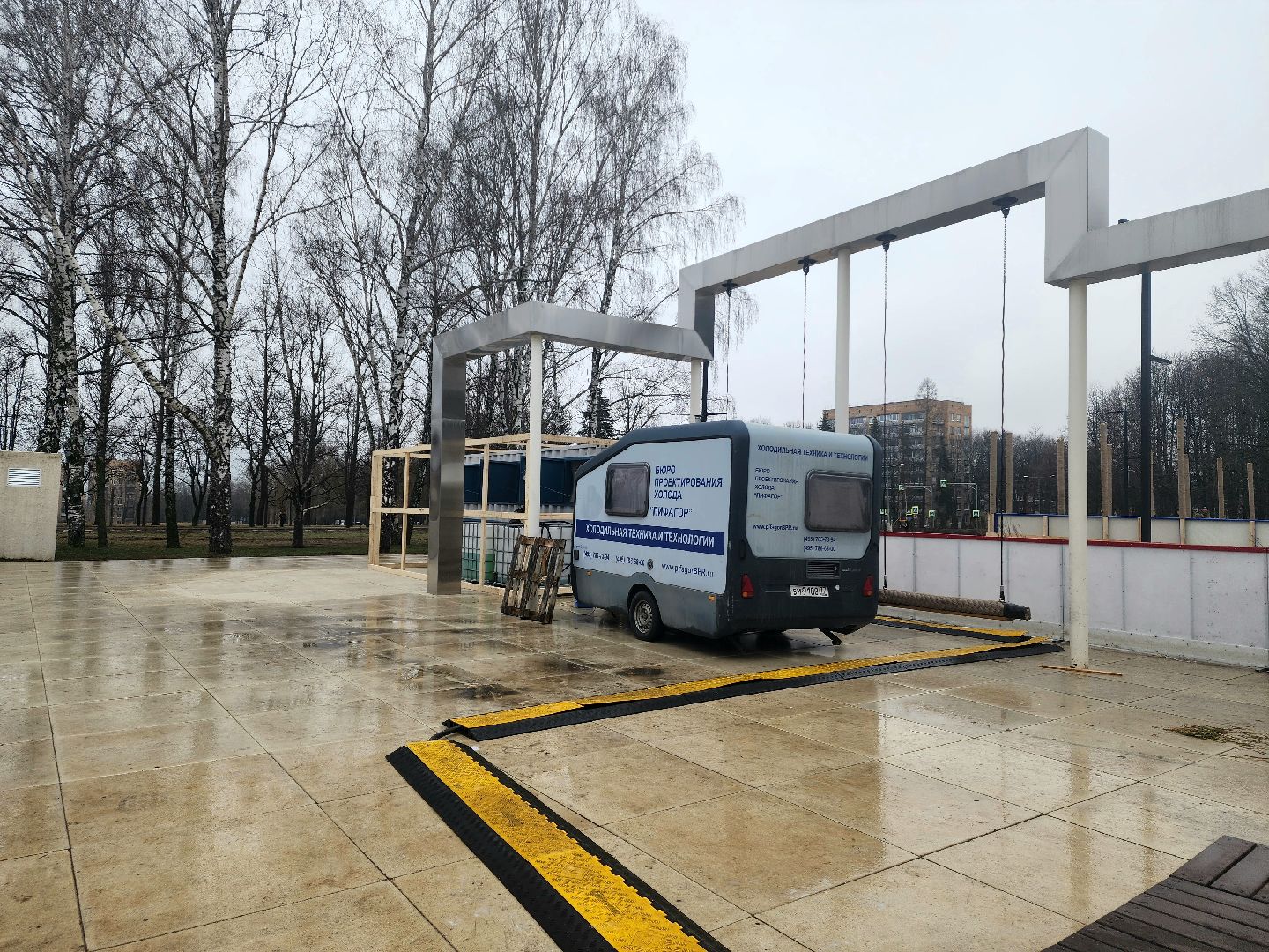 пущино, серпухов, каток, зима в парке, вертикалки,