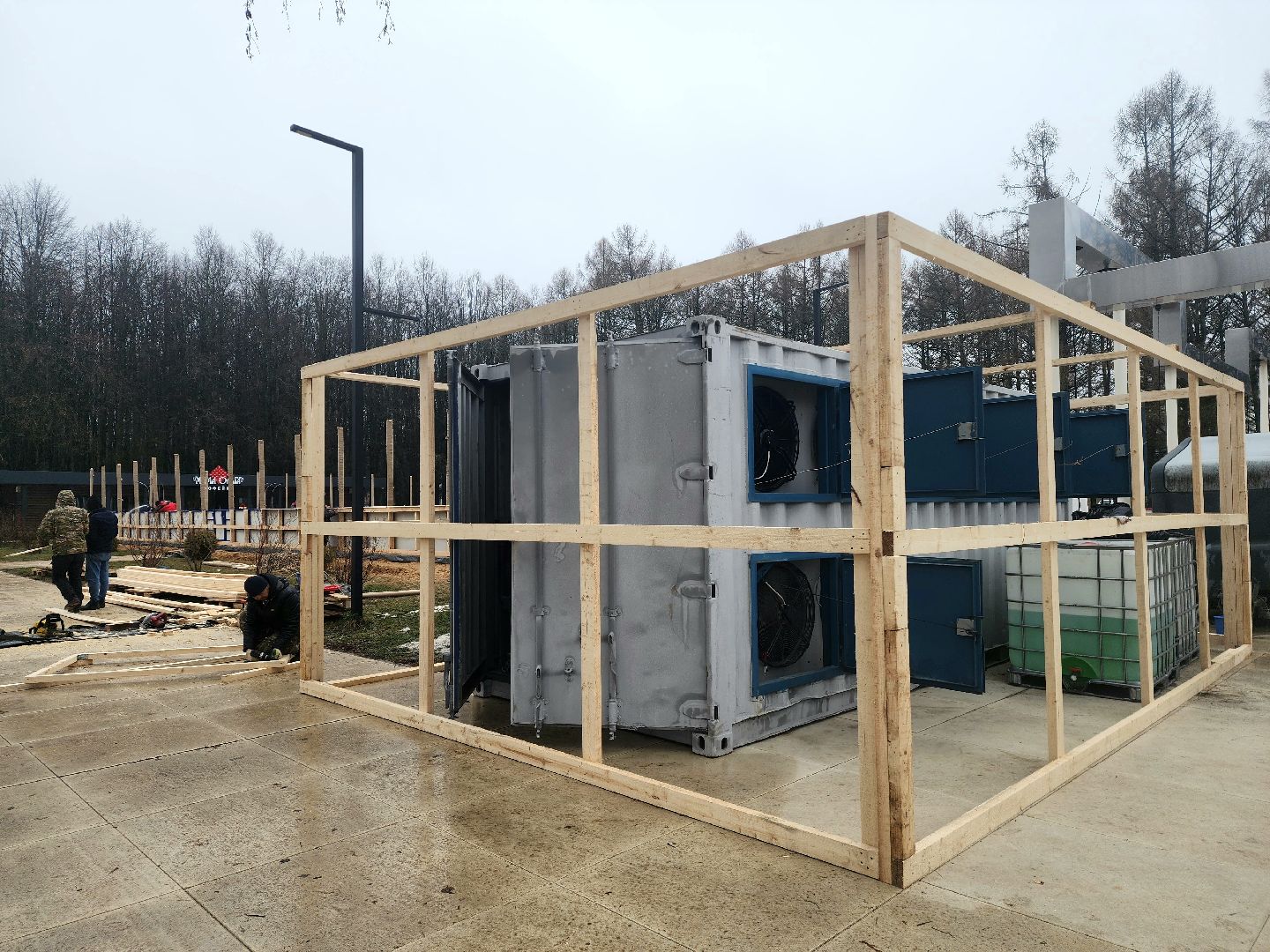 пущино, серпухов, каток, зима в парке, вертикалки,