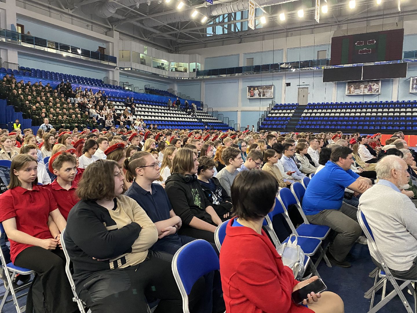 Чехов, урок мужества, спецоперация, ветеран, школьники