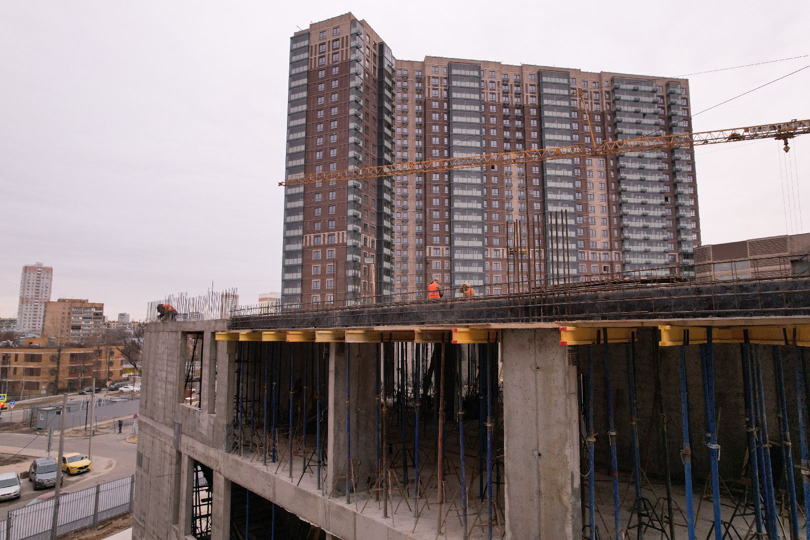 видео с коптера, одинцово, детский сад,