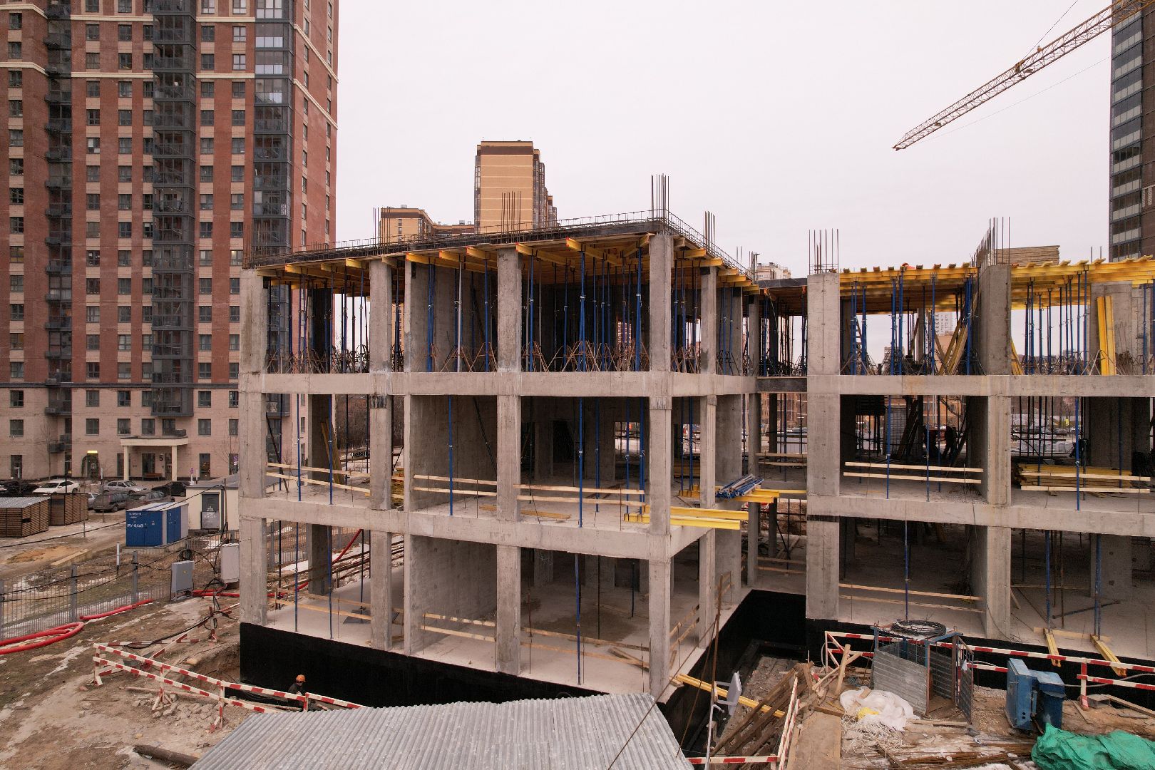 видео с коптера, одинцово, детский сад,