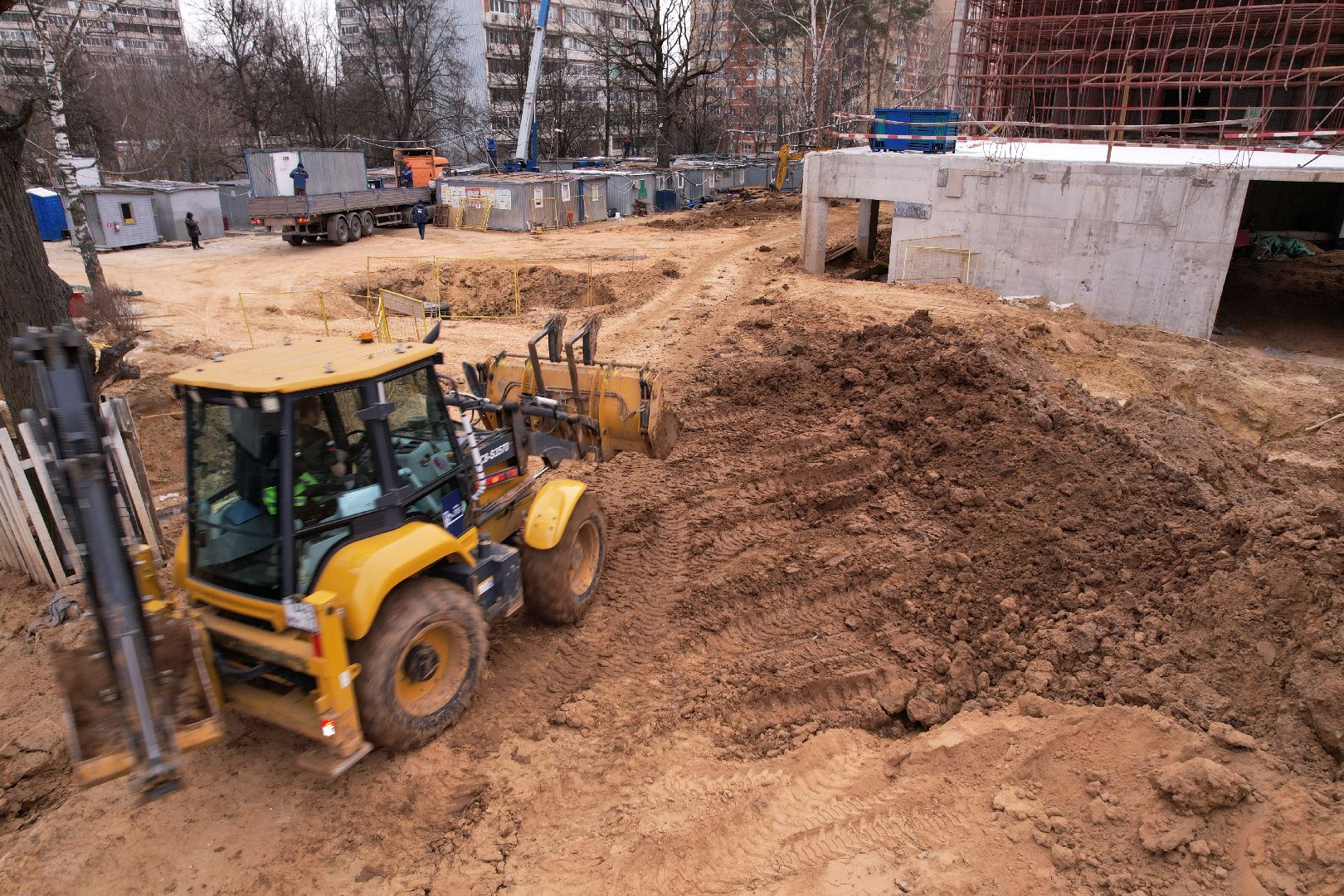 видео с коптера, одинцово, лицей,