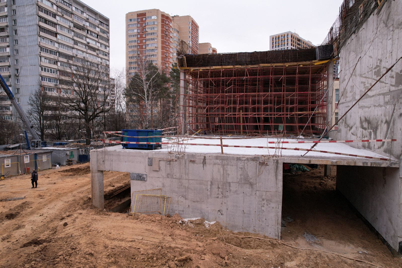 видео с коптера, одинцово, лицей,