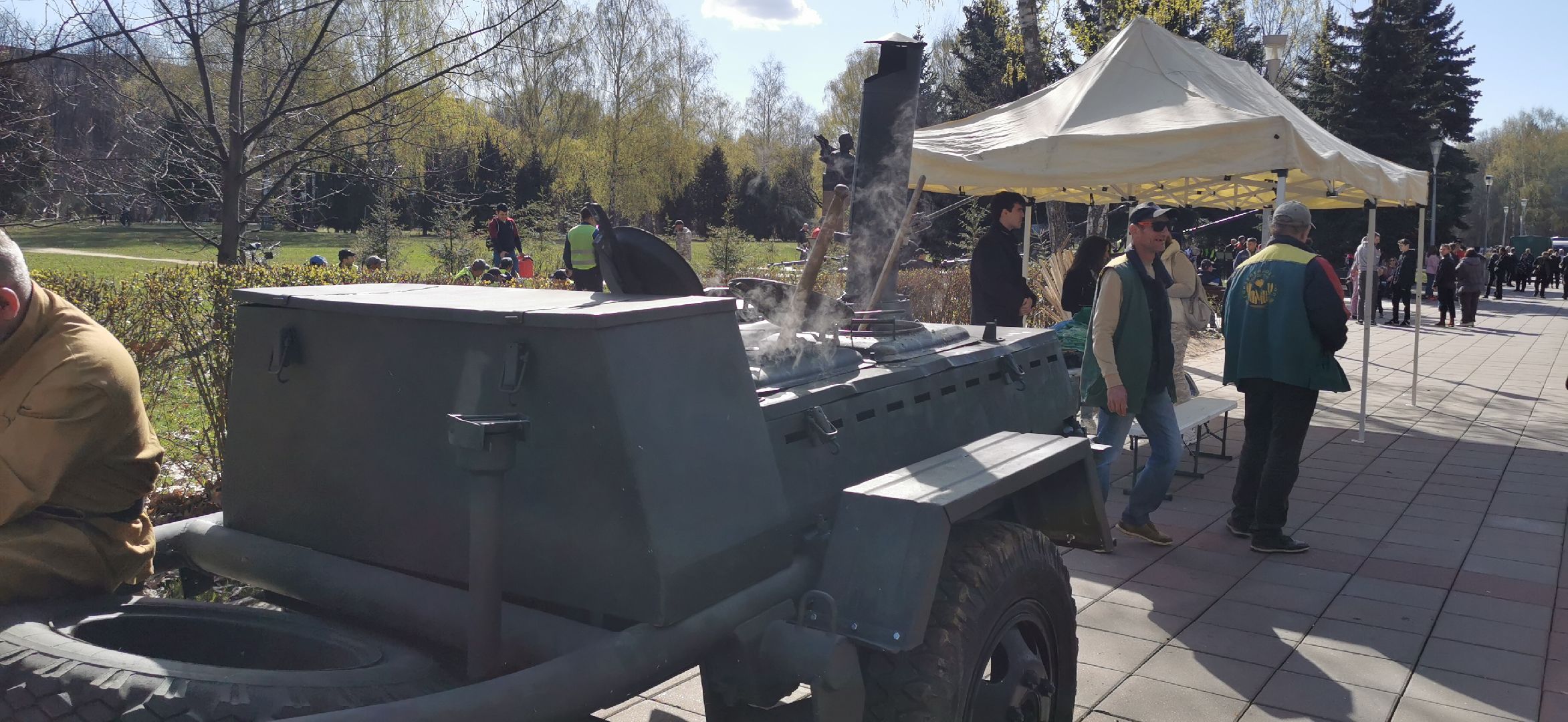 полевая кухня, субботник,