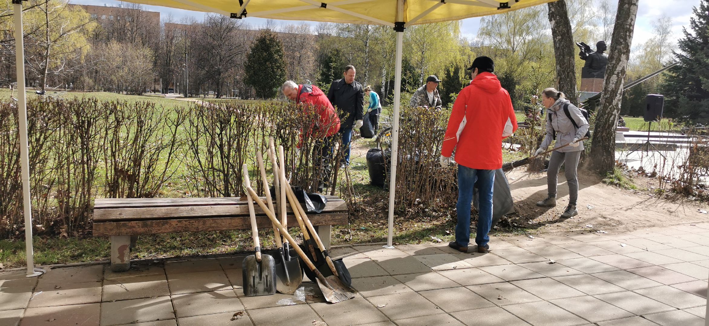 полевая кухня, субботник,