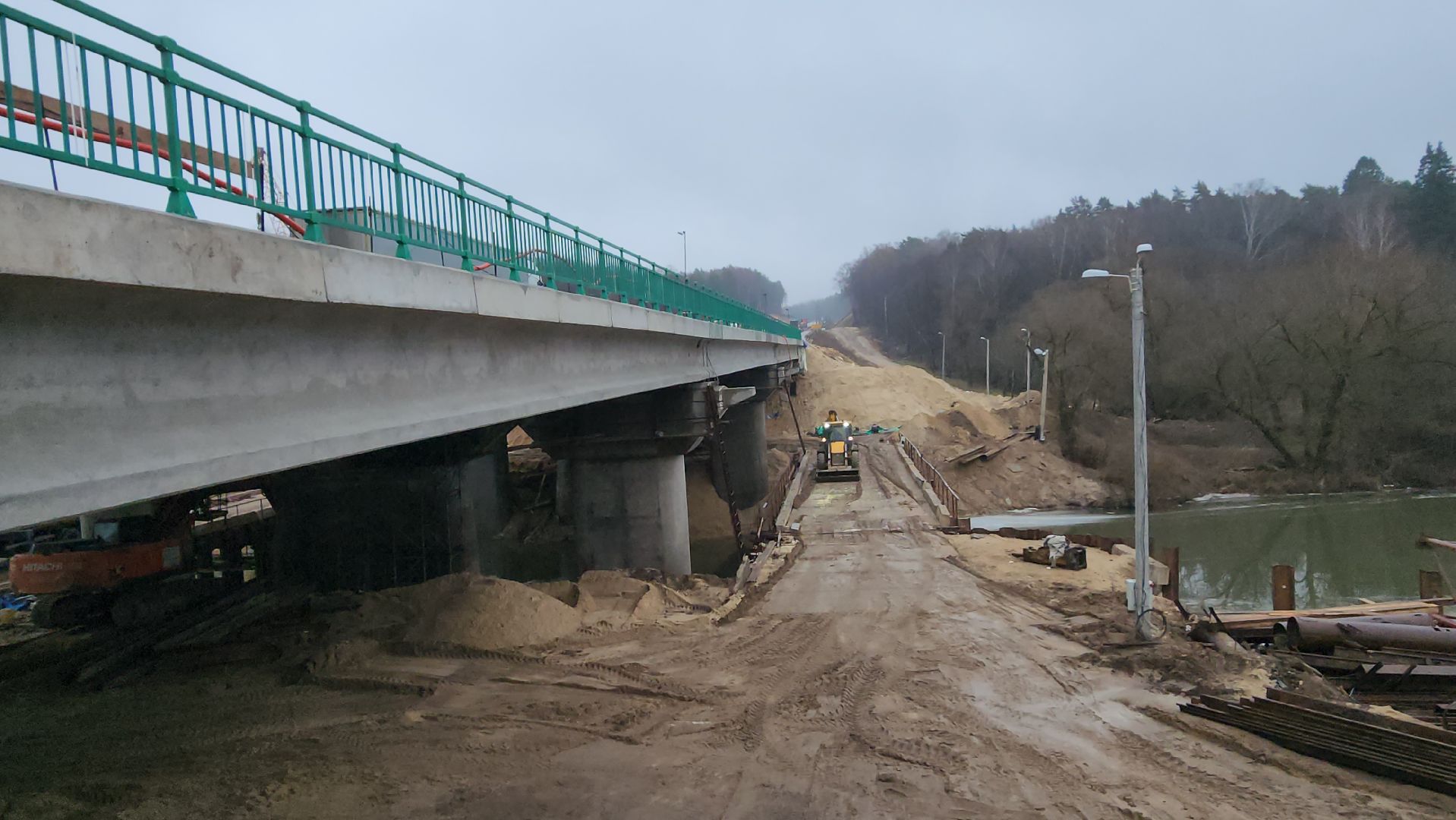 серпухов, мост через нару, река Нара, строительство моста, федеральная трасса А108,