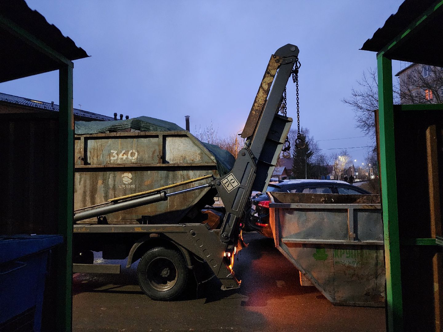 фрязино, вывоз мусора, контейнерная площадка, отходы, жкх,