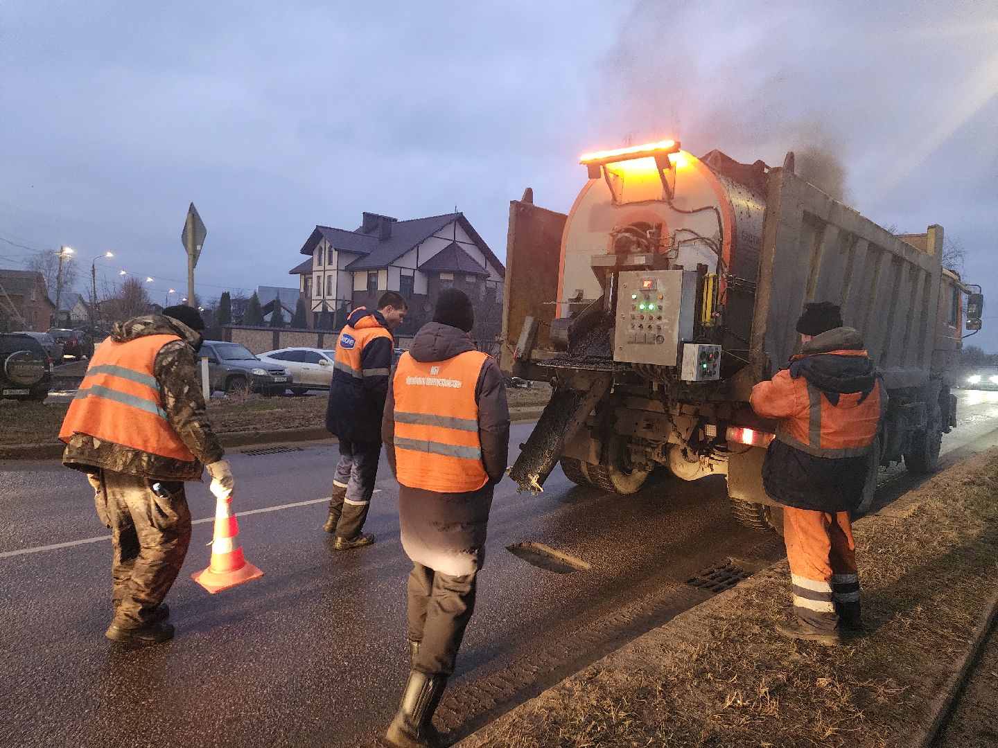 г о серпухов, ремонт дорог,