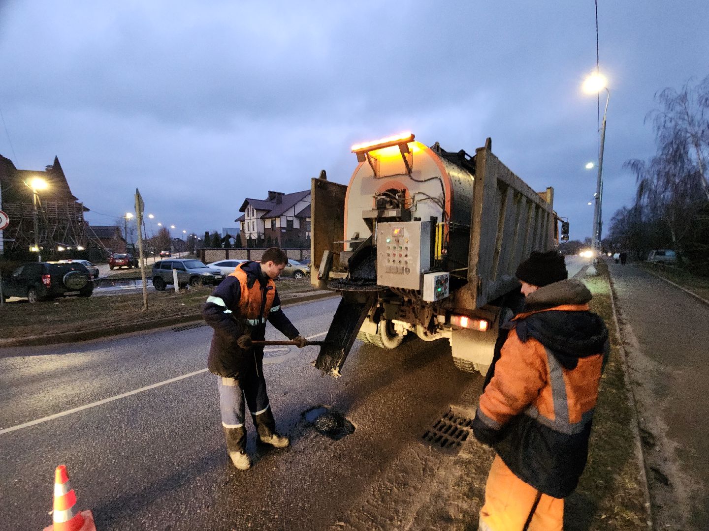 г о серпухов, ремонт дорог,