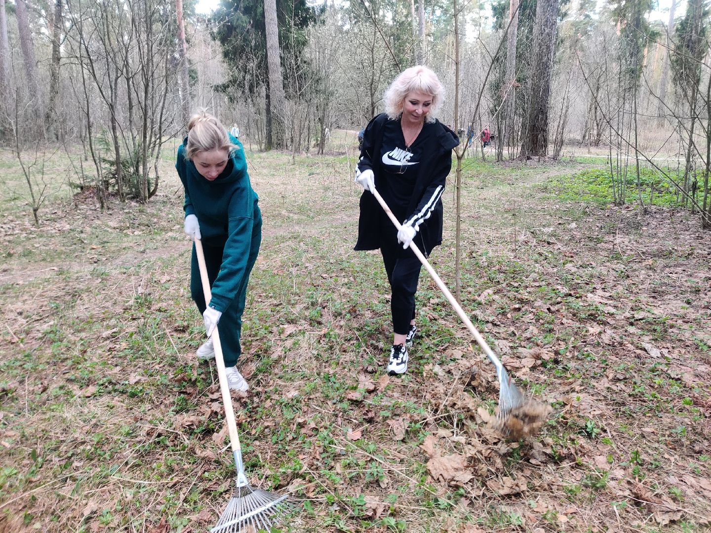 Красноармейск, Пушкинский, субботник, центральная площадка, Банный лес
