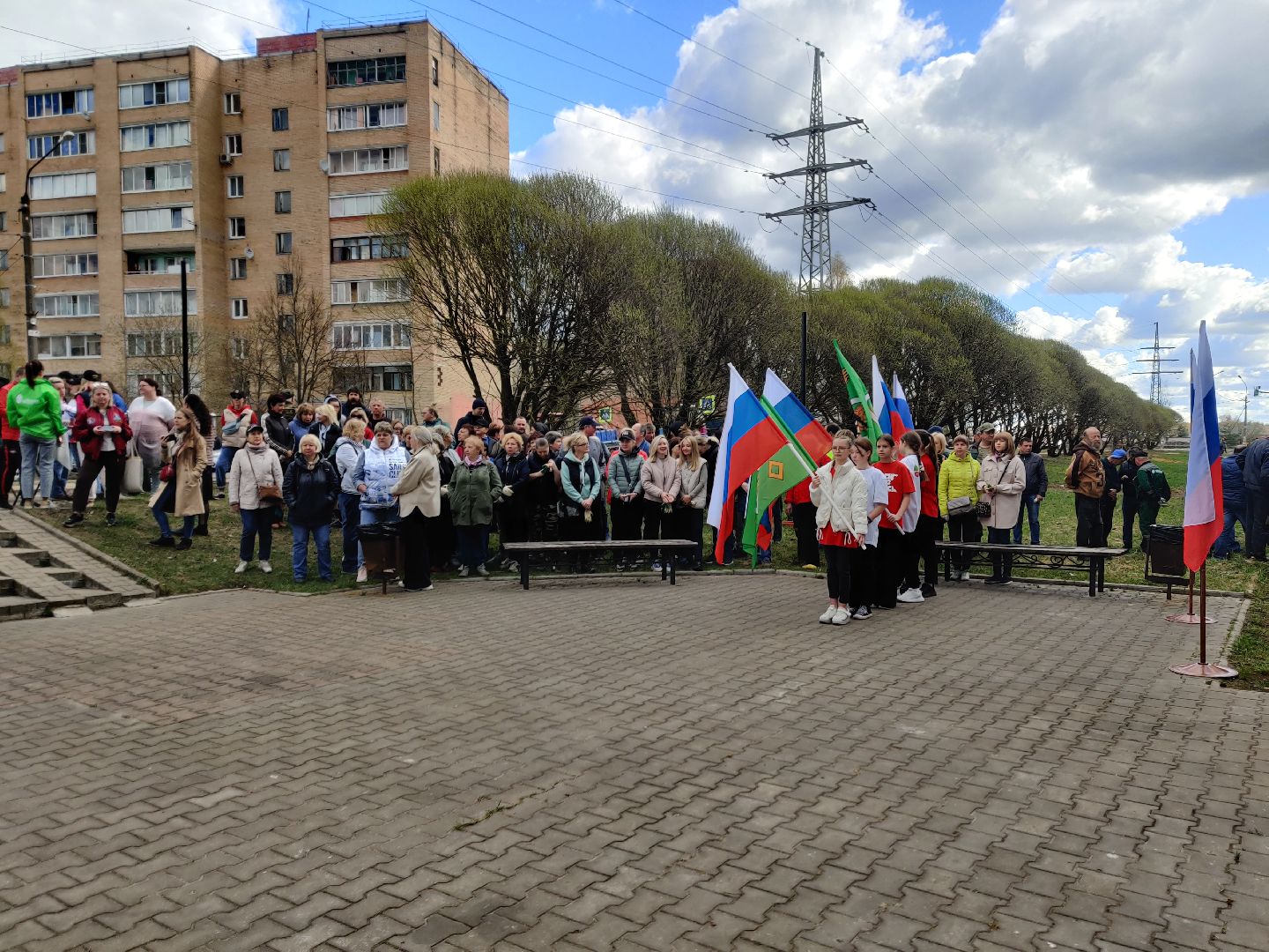 Красноармейск, Пушкинский, субботник, центральная площадка, Банный лес