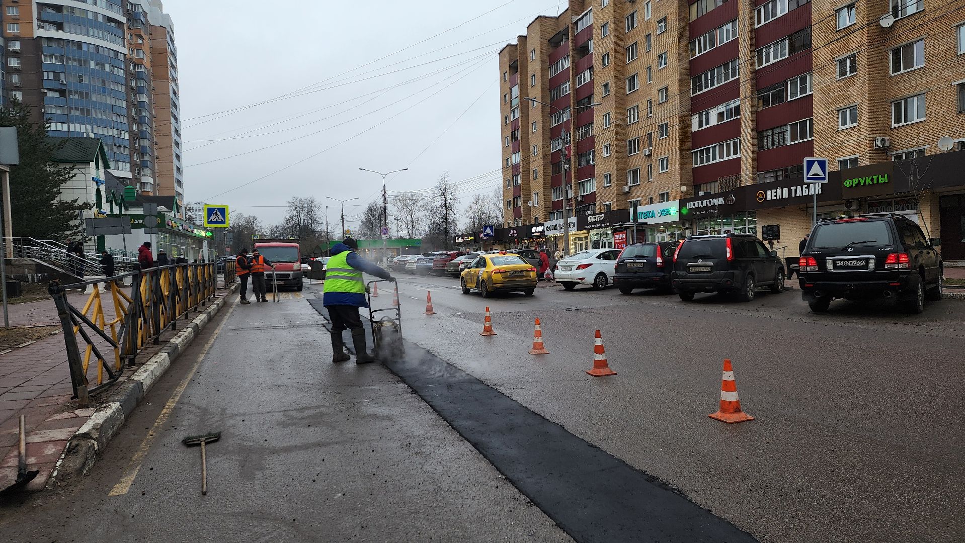 солнечногорск, вертикалки, дороги, ямочный ремонт, улица дзержинского,