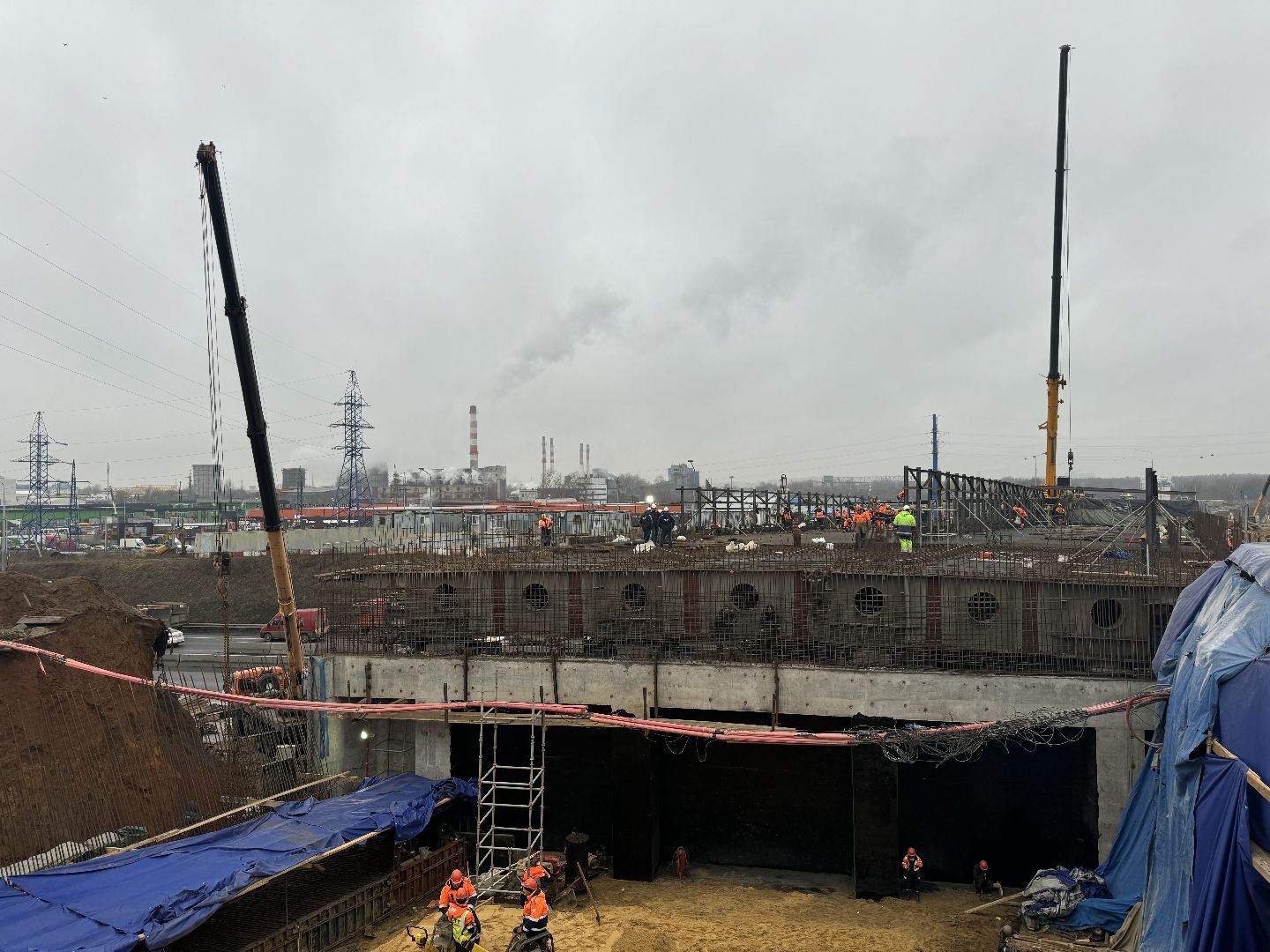 вертикалки, реконструкция каширского шоссе, володарское шоссе, транспортная развязка, ленинский городской округ,