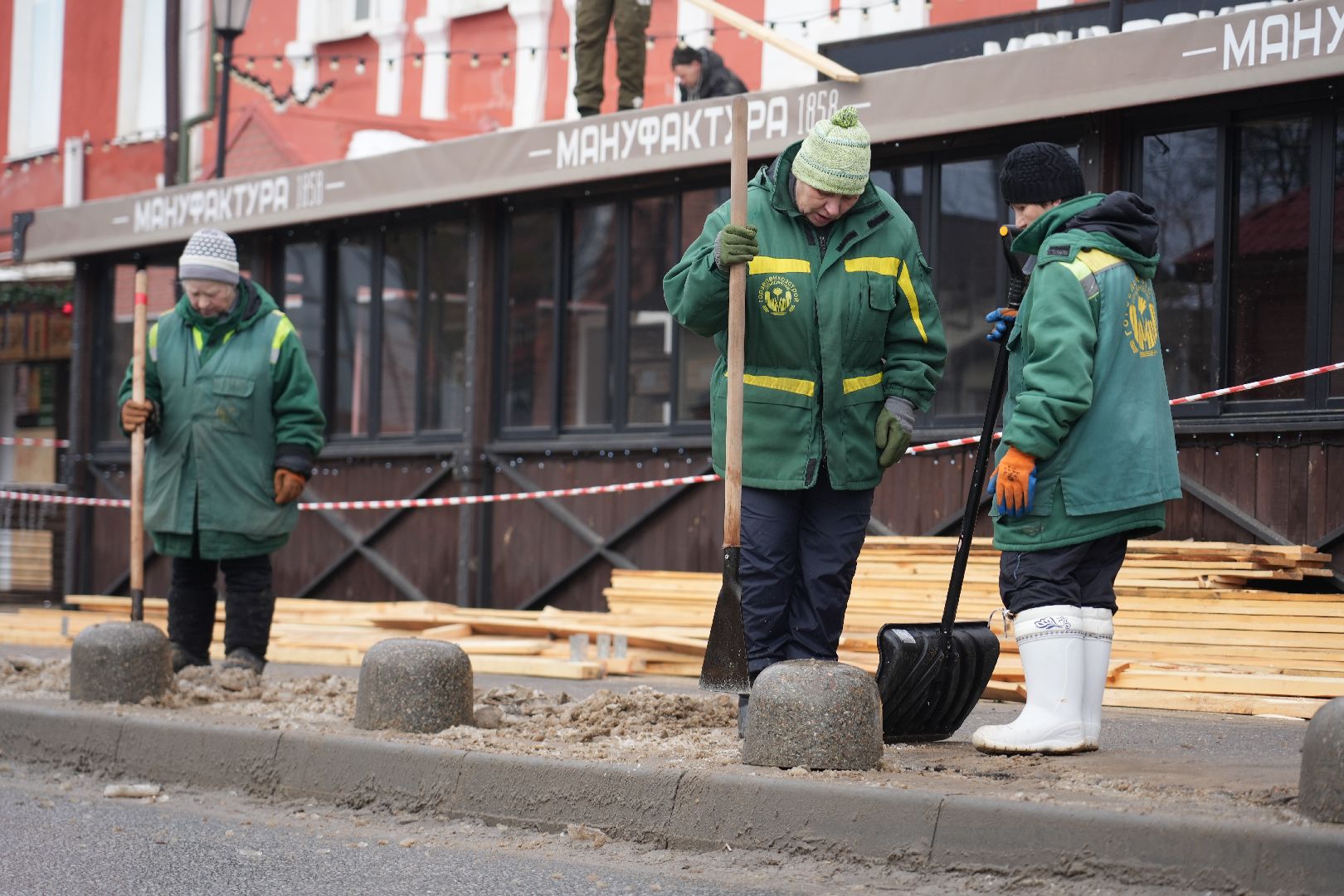 сергиев посад, благоустройство, снег, уборка улиц, вертикалка,