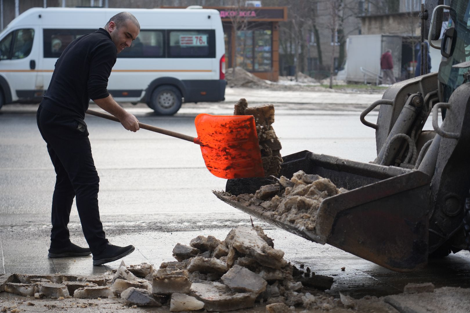 сергиев посад, благоустройство, снег, уборка улиц, вертикалка,