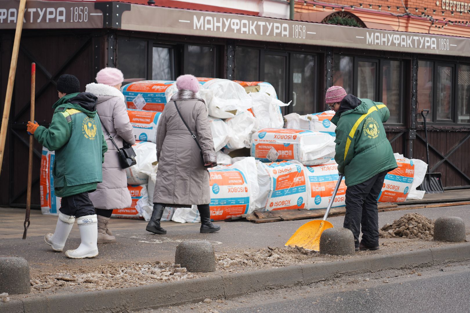 сергиев посад, благоустройство, снег, уборка улиц, вертикалка,