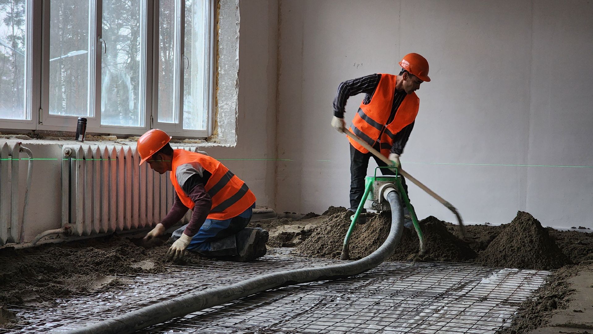 капитальный ремонт, строительство, центр образования, поселок Зеленый, Богородский городской округ, вертикалки,