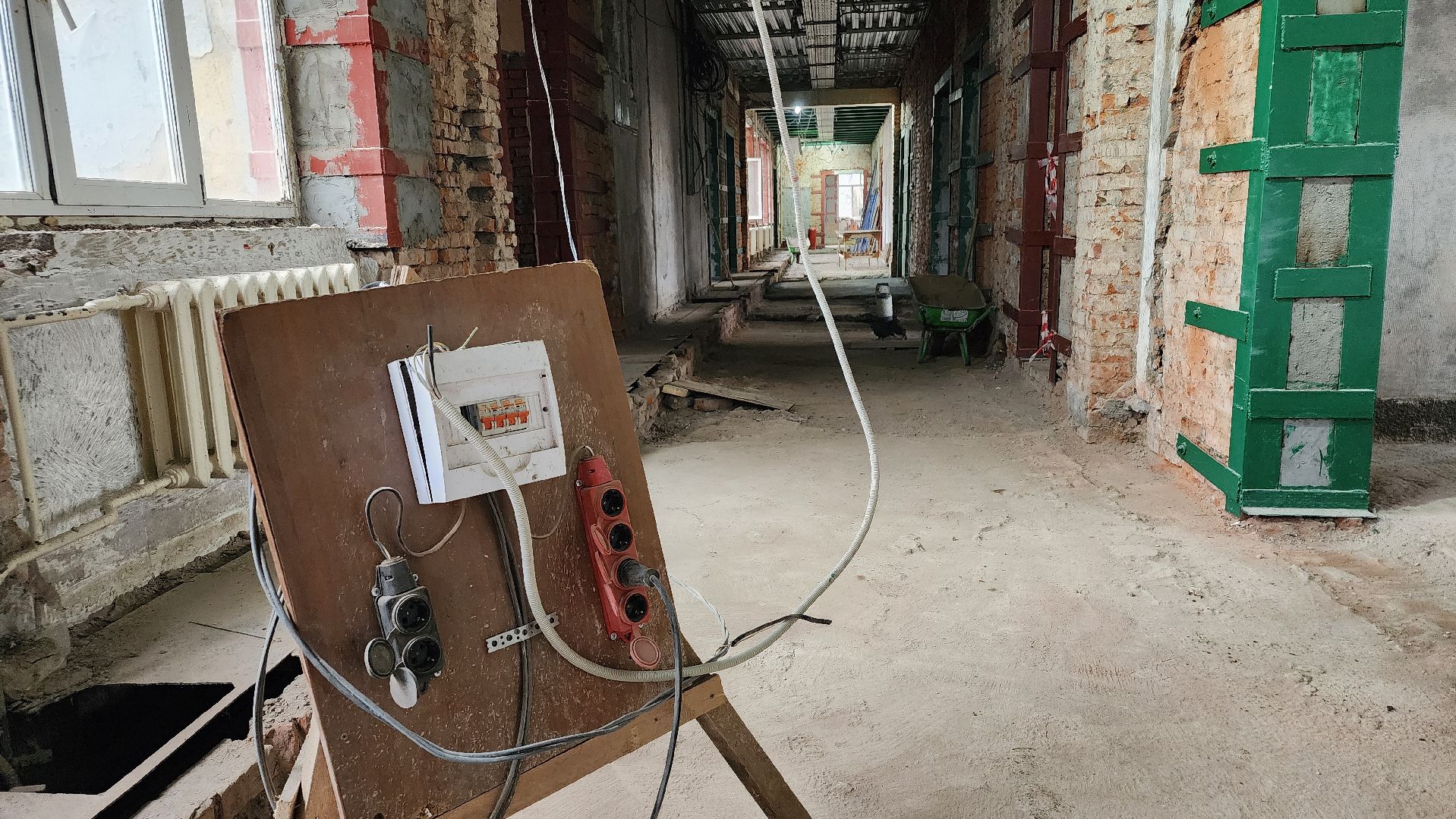 капитальный ремонт, строительство, центр образования, рабочий поселок Обухово, Богородский городской округ, вертикалки,