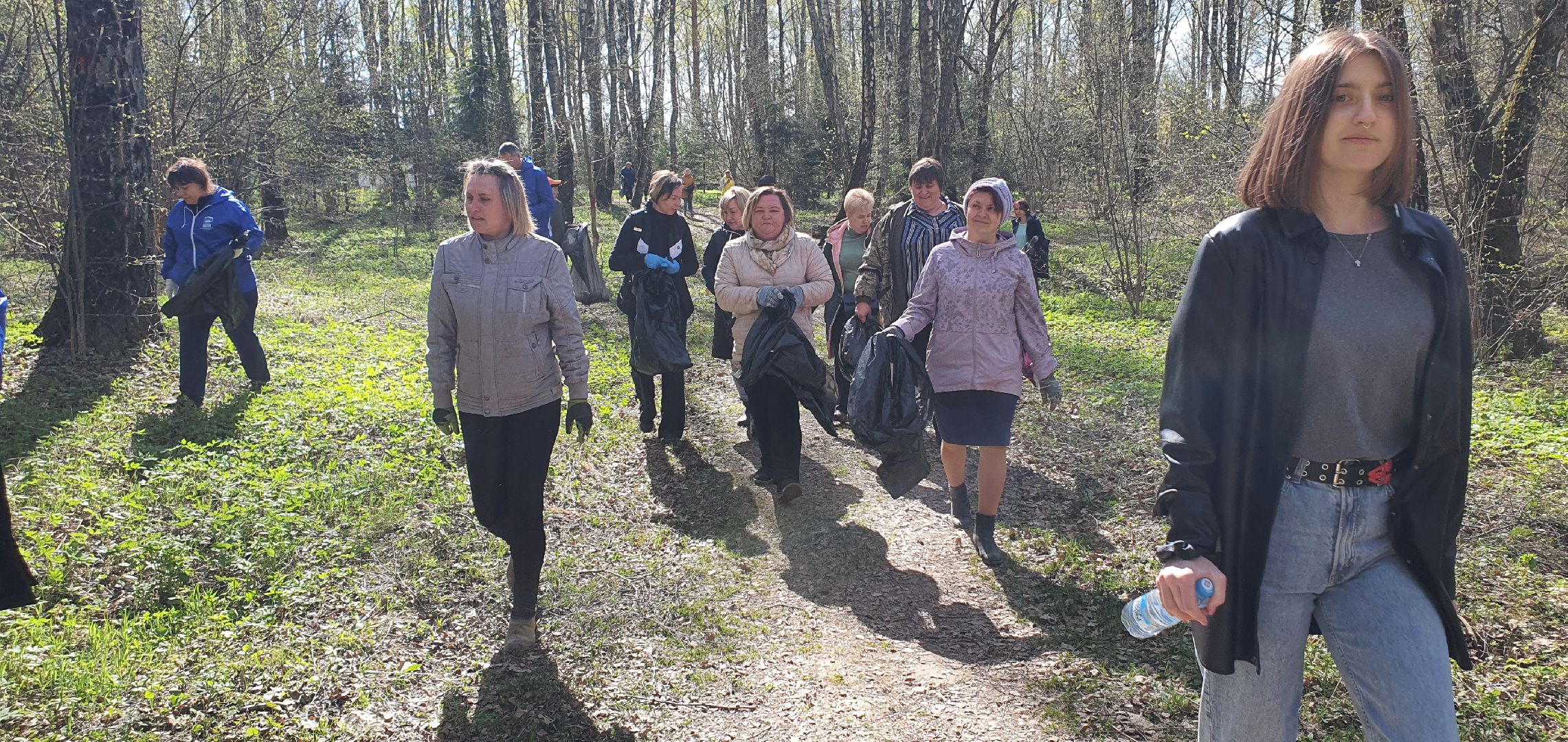 Субботник, Парки Домодедова, деревня Гальчино