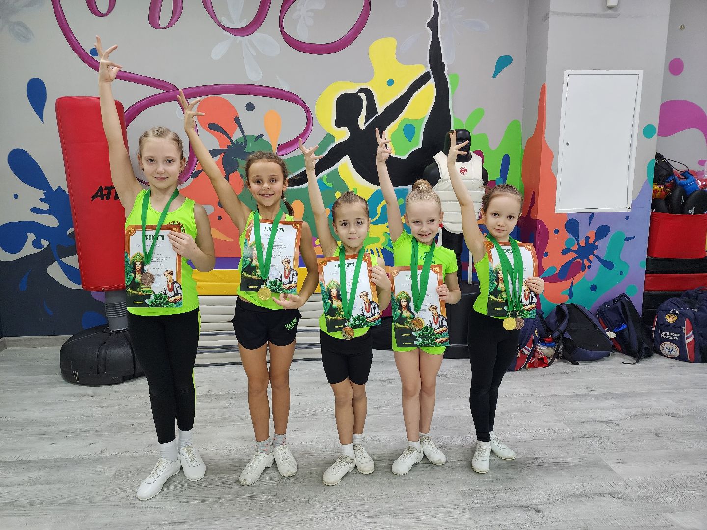 Турнир, Золотые медали, Победа, аэробика, вертикалки,