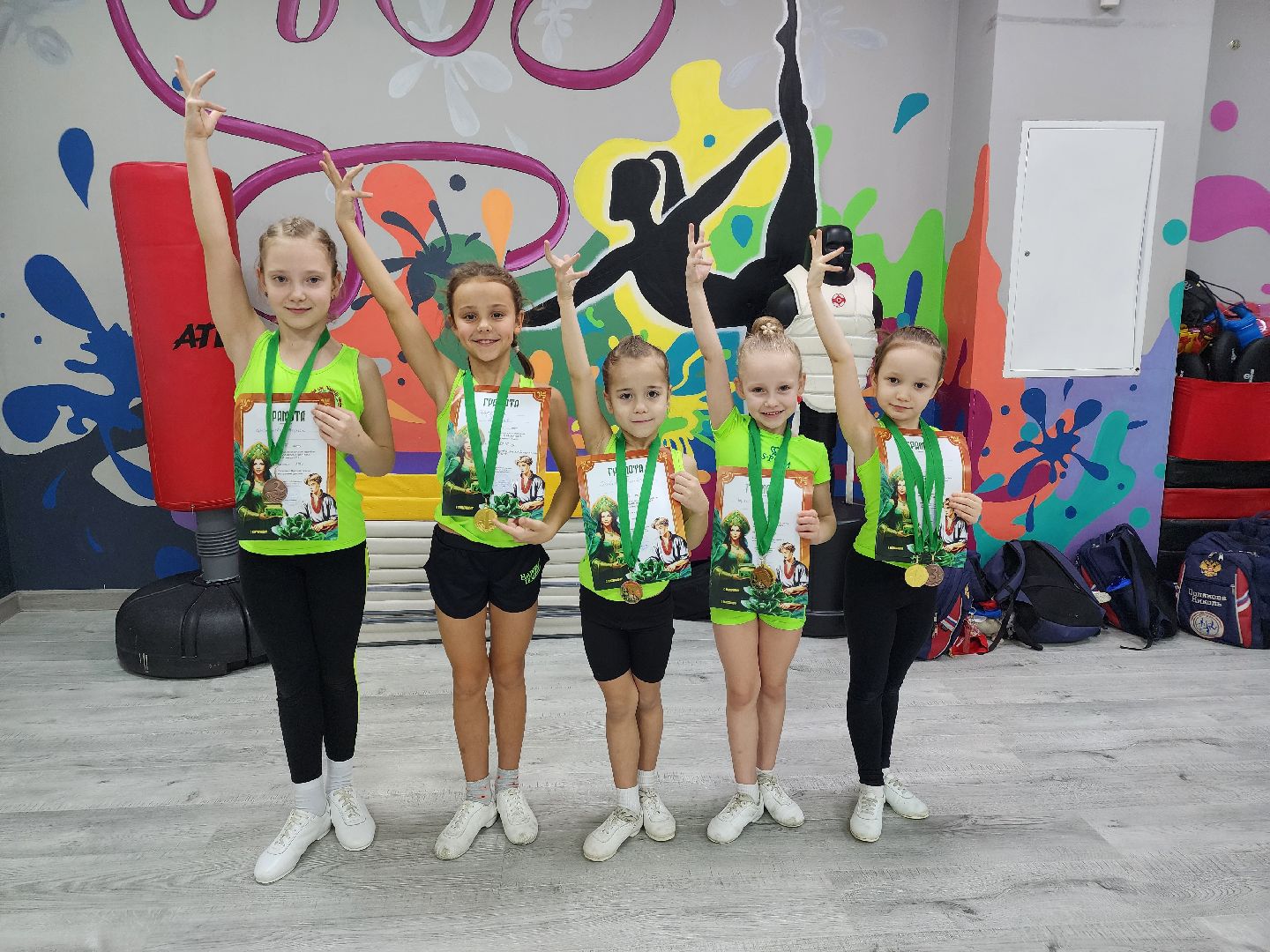 Турнир, Золотые медали, Победа, аэробика, вертикалки,
