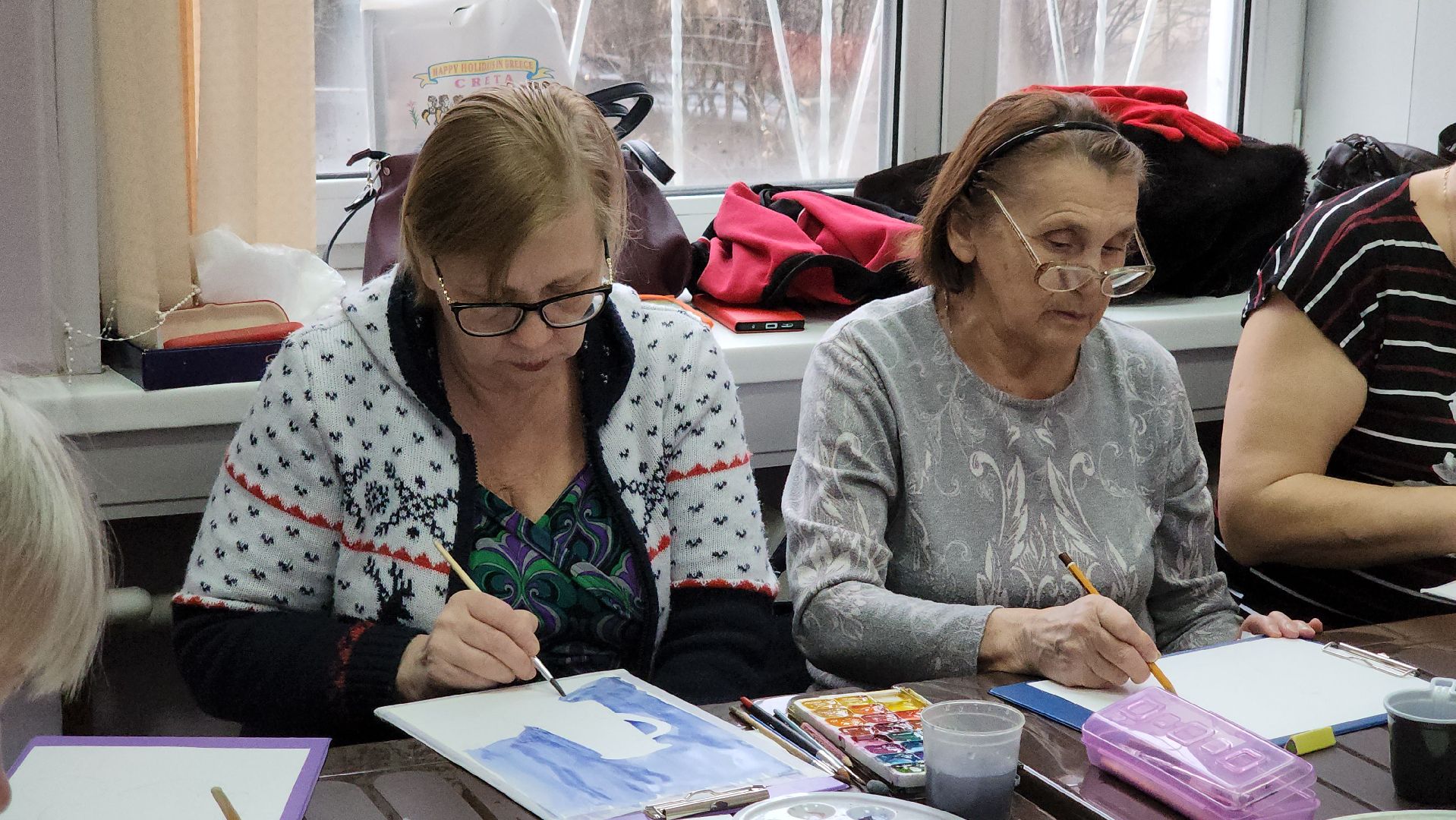 кашира, рисование, активное долголетие, кружок, натюрморт, вертикалки,