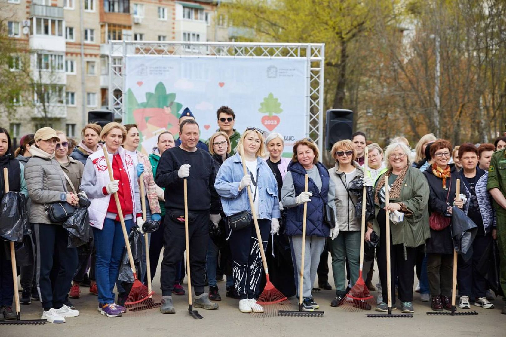 Подольск, благоустройство, субботник, уборка